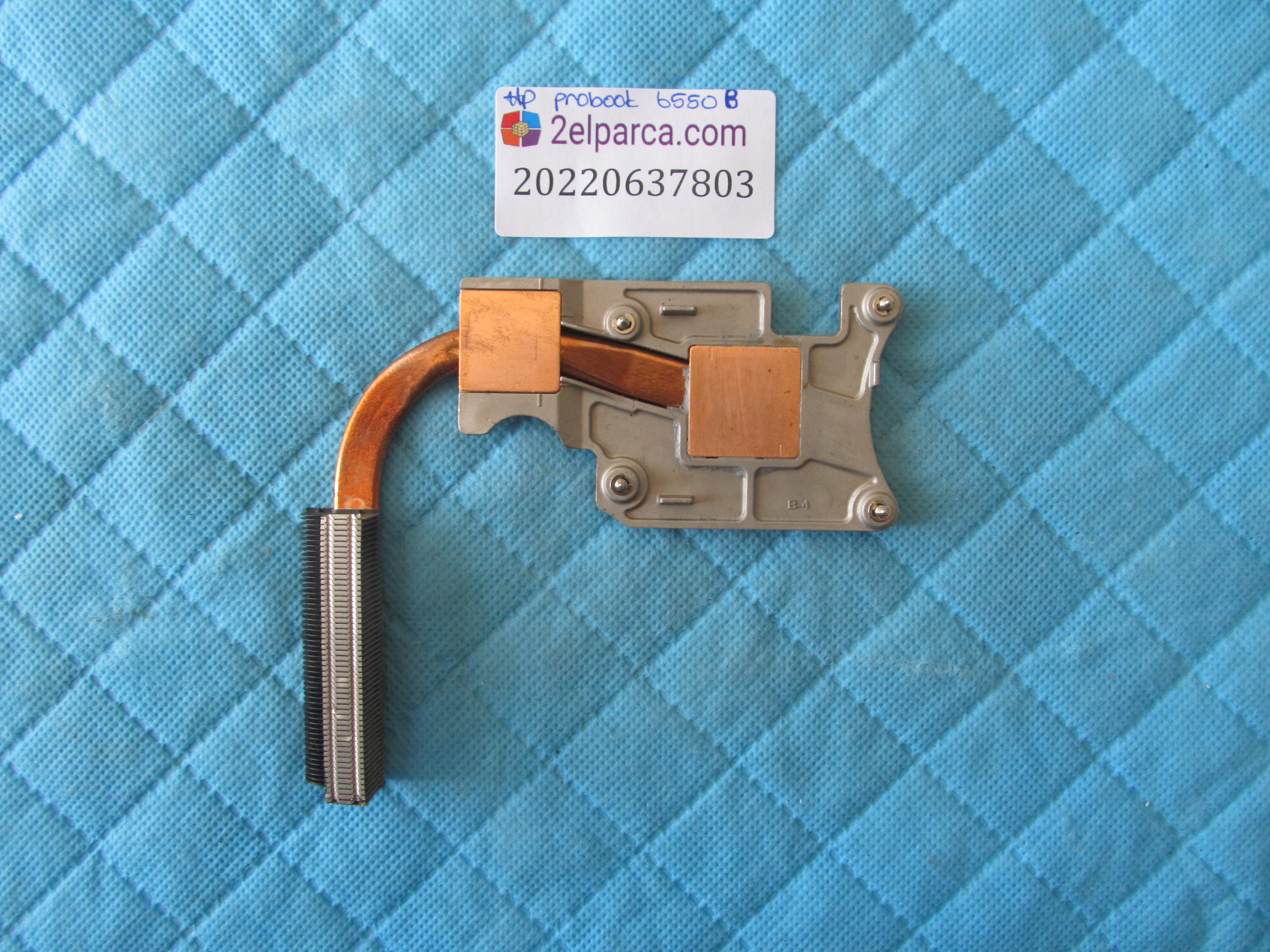 HP Hp probook 6550b soğutucu bakir (heatsink) orjinal ürün küçük görsel 2