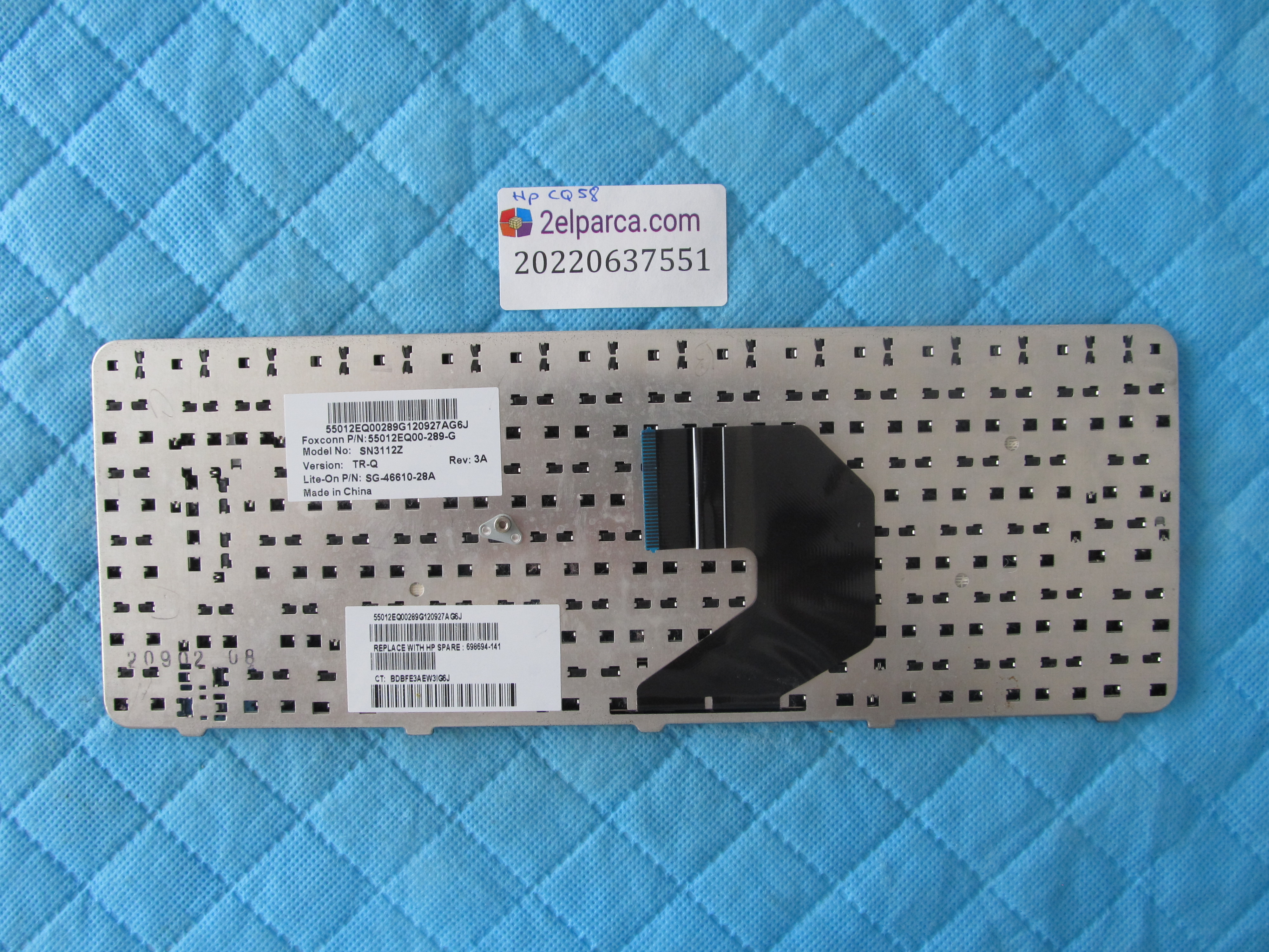 HP Hp cq58 tr q klavye (7 tane tuş eksik) orjinal ürün küçük görsel 2