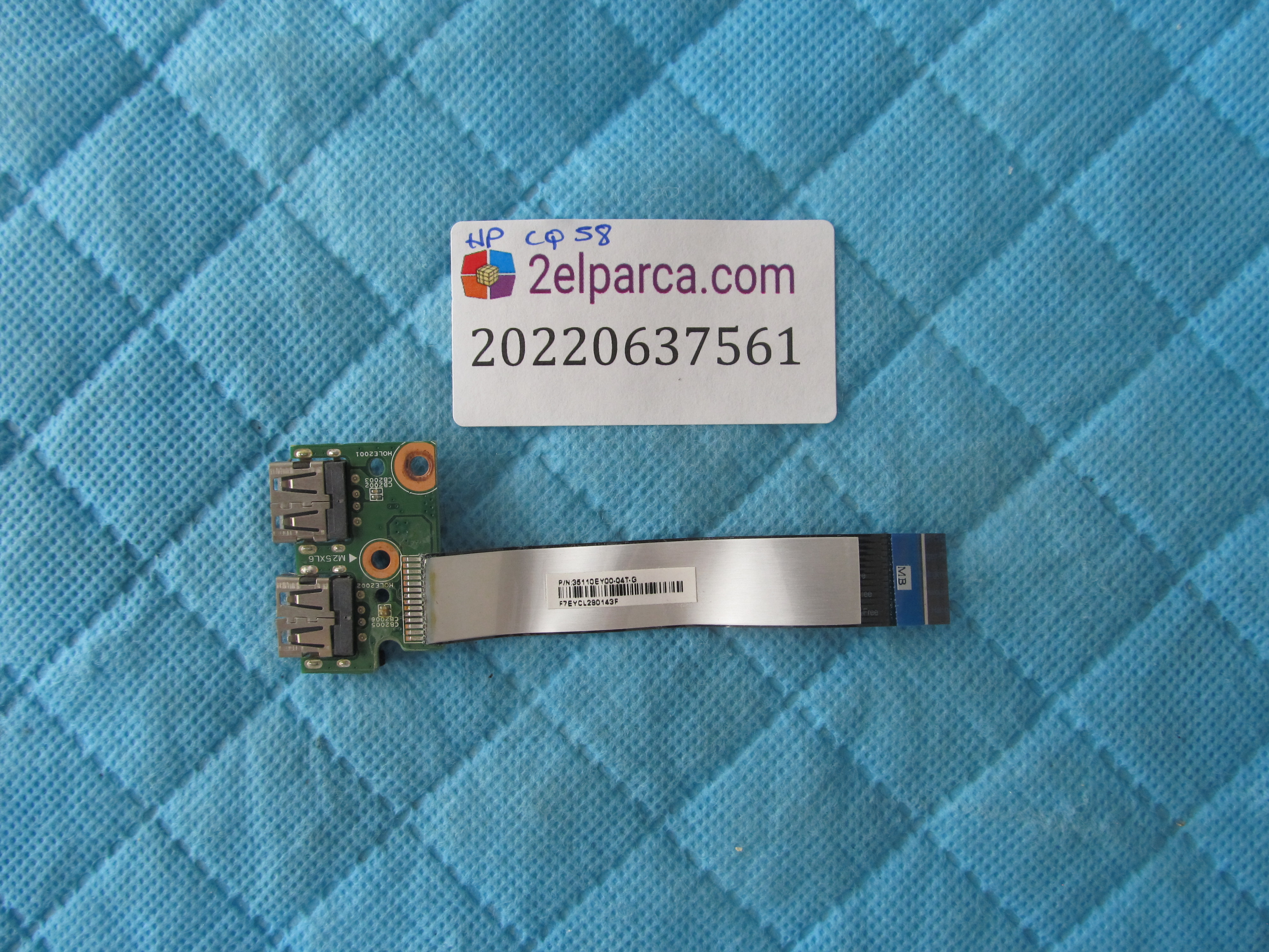 HP Hp cq58  usb board flex orjinal ürün küçük görsel 2