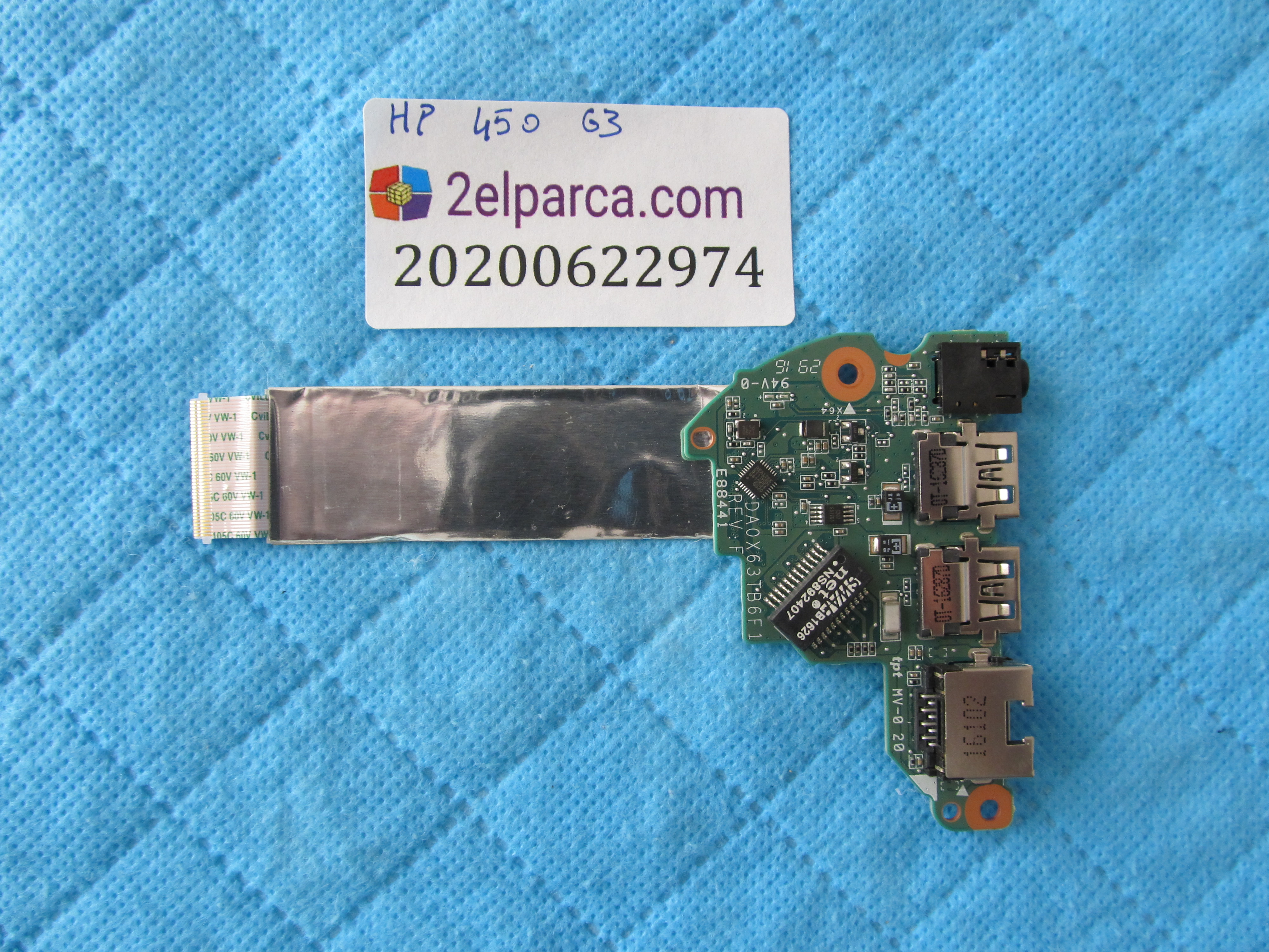 HP Hp 450 g3 usb audi ethetnet port flex orjinal ürün küçük görsel 2