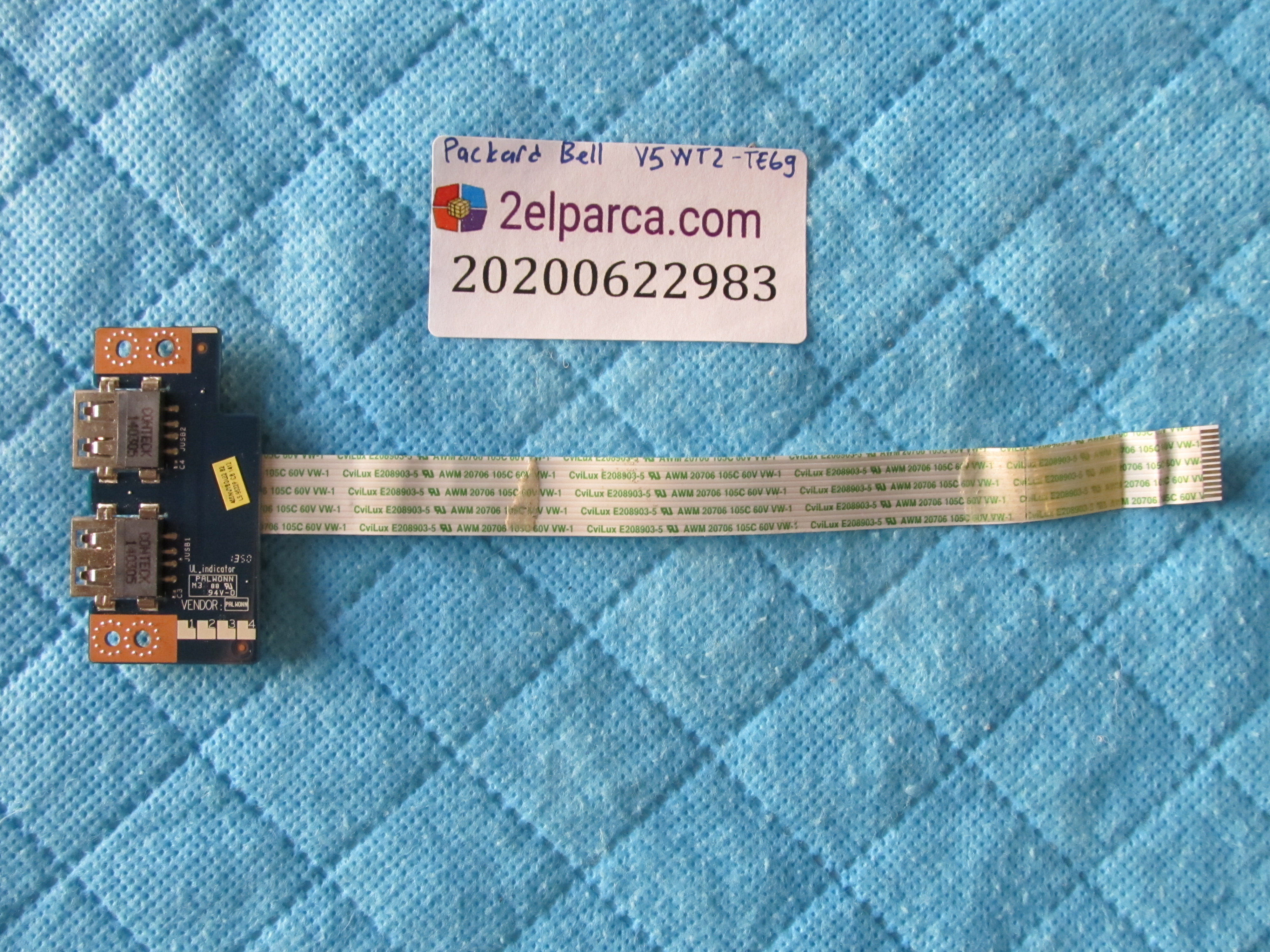 PACKARD BELL Packard bell v5wt2-te69 usb port flex orjinal ürün küçük görsel 2