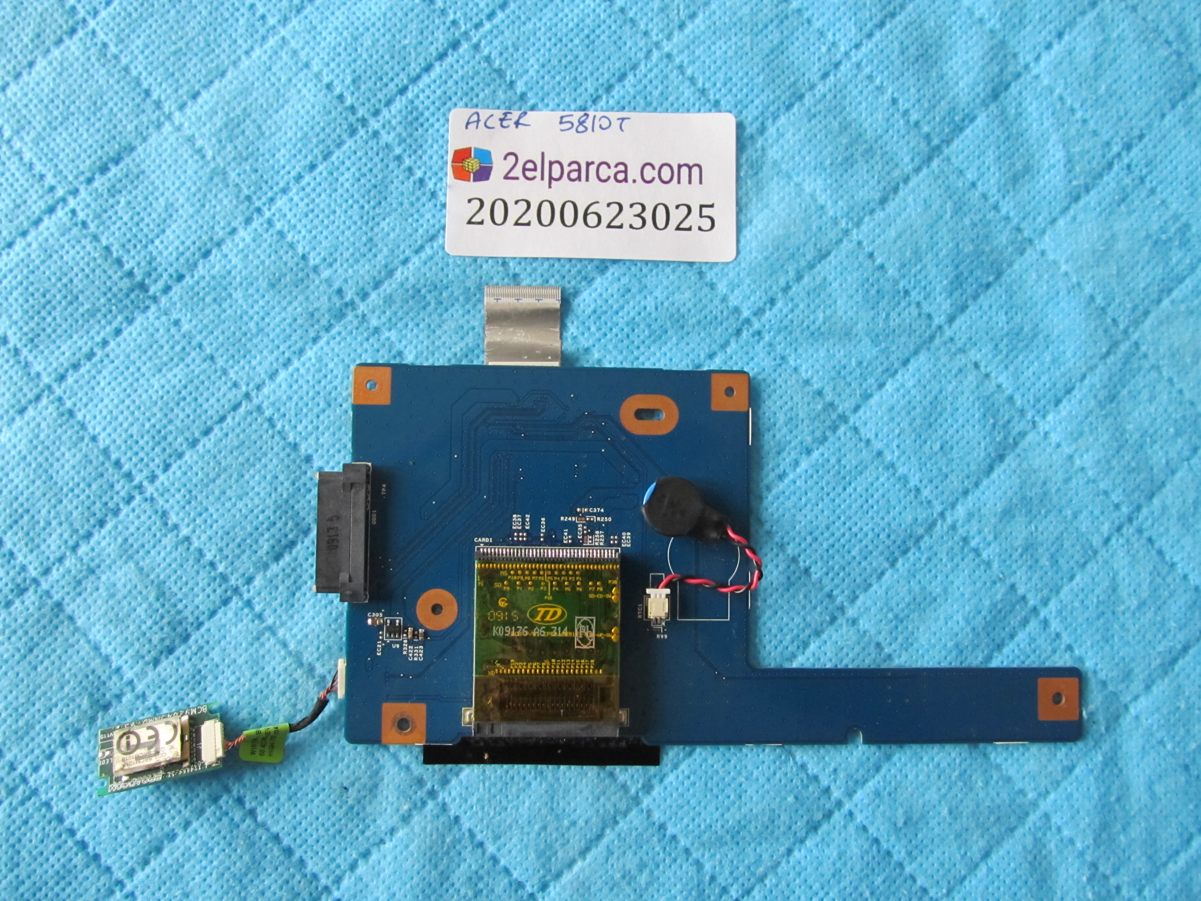 ACER Acer 5810t card reader touchpad dvd port flex orjinal ürün küçük görsel 2