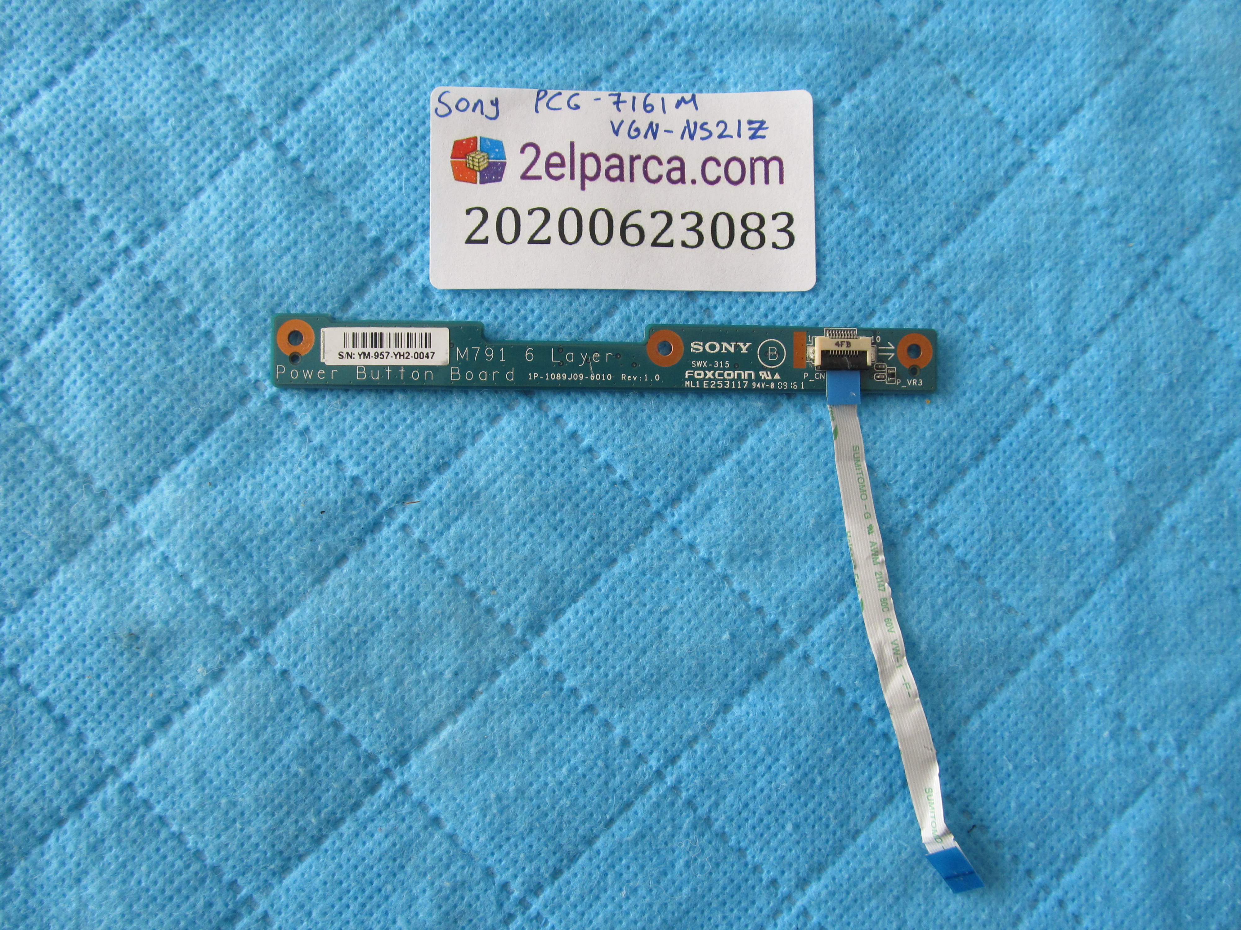 SONY Sony pcg-7161m - vgn-ns21z tetik karti flex orjinal ürün küçük görsel 2