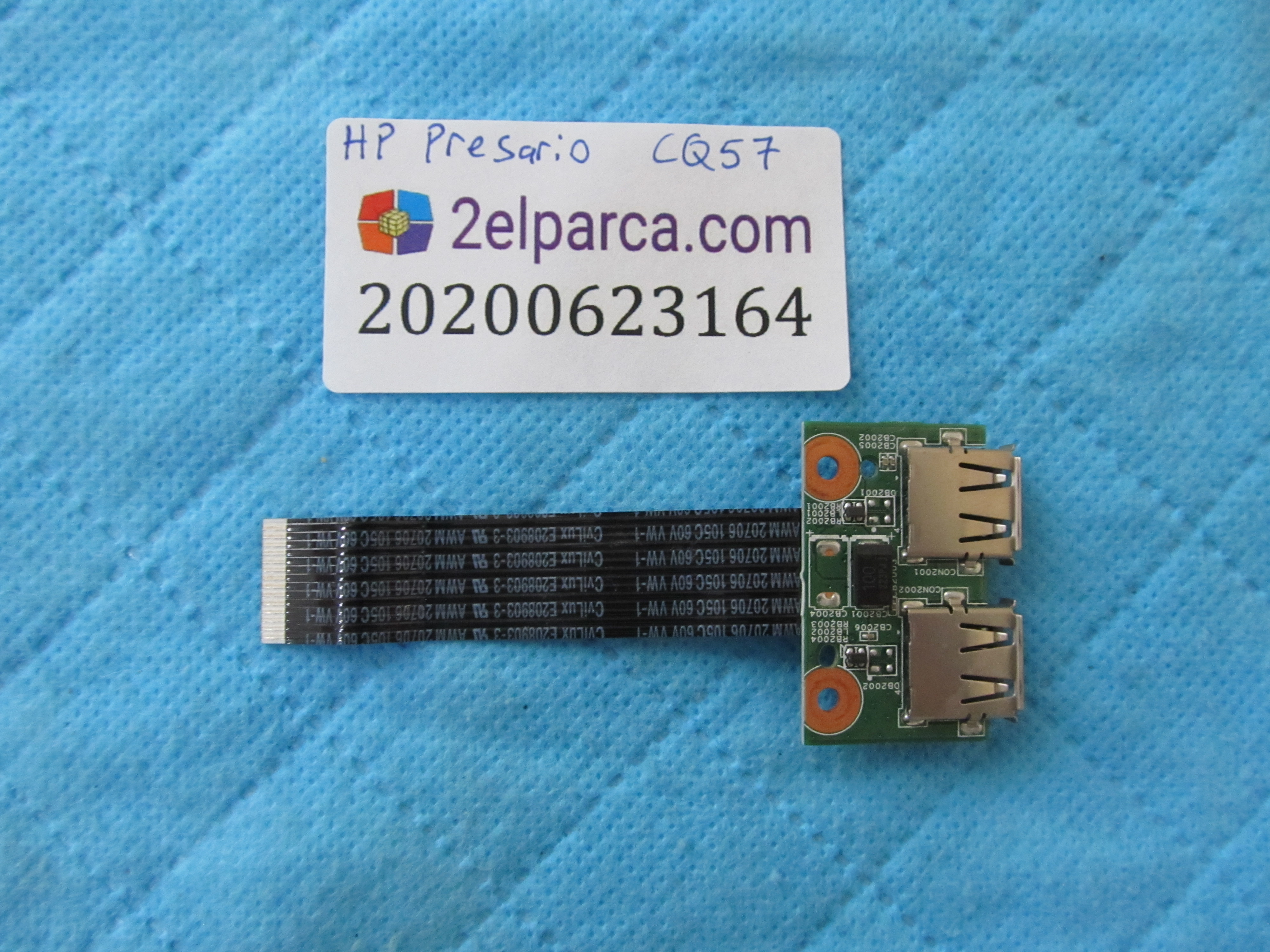 HP Hp presario cq57 usb port flex orjinal ürün küçük görsel 2