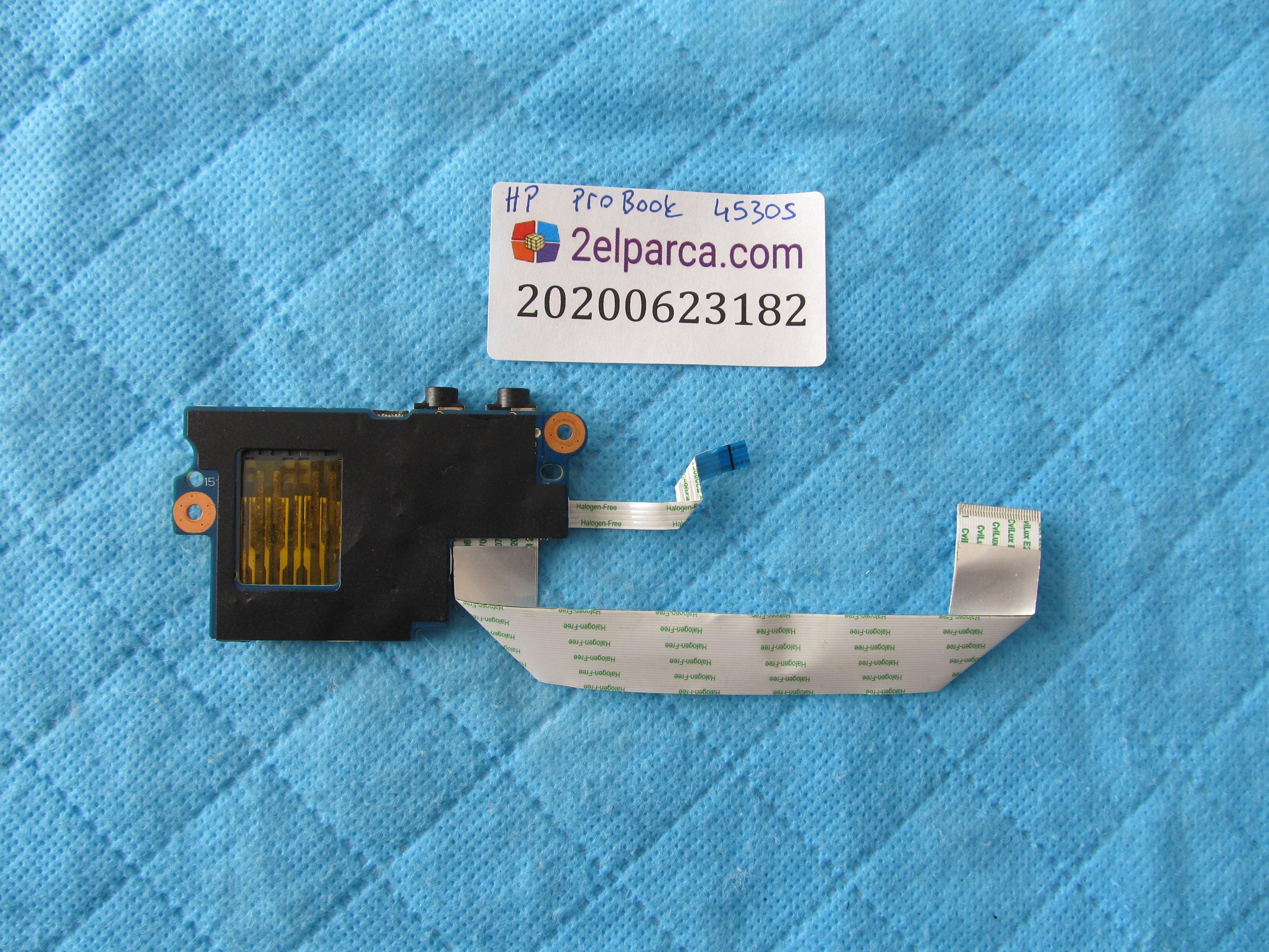 HP Hp probook 4530s card reader audi port flex orjinal ürün küçük görsel 2