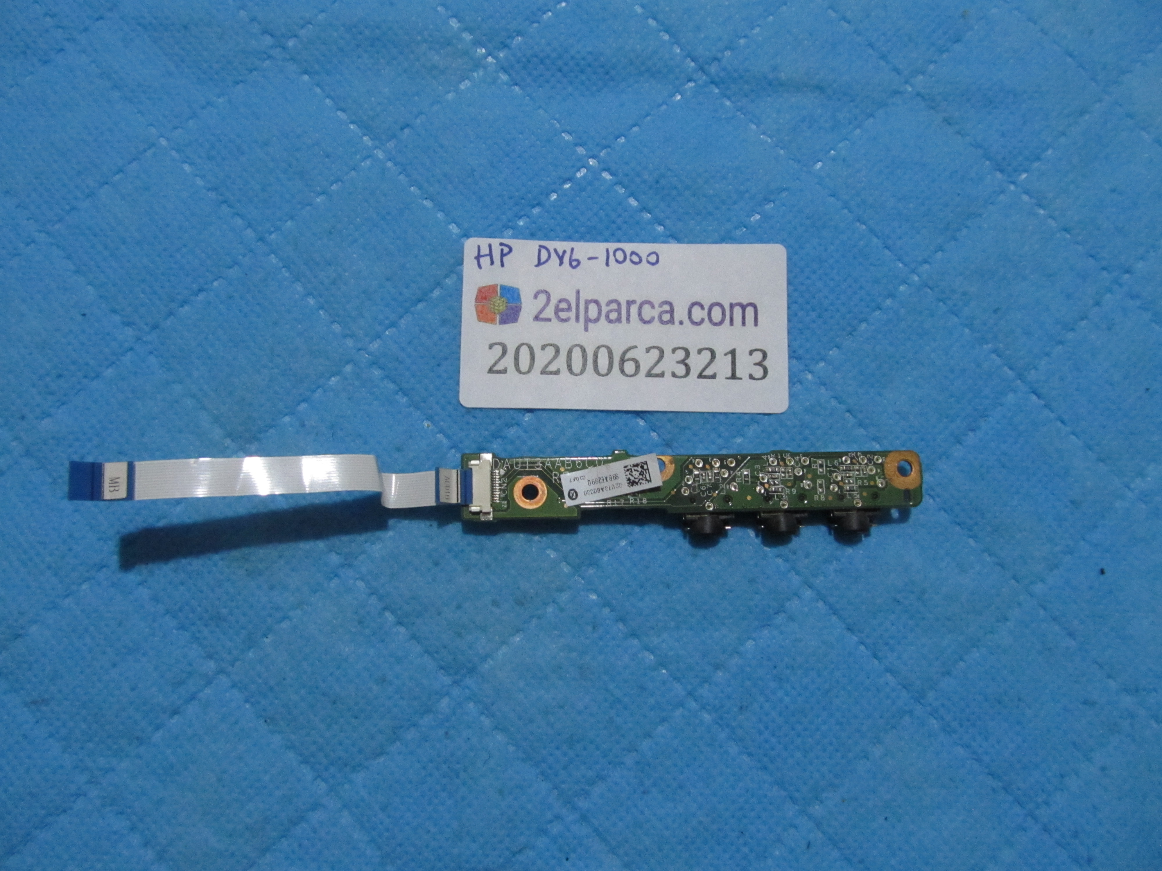 HP Hp dv6-1000 audi card flex orjinal ürün küçük görsel 2