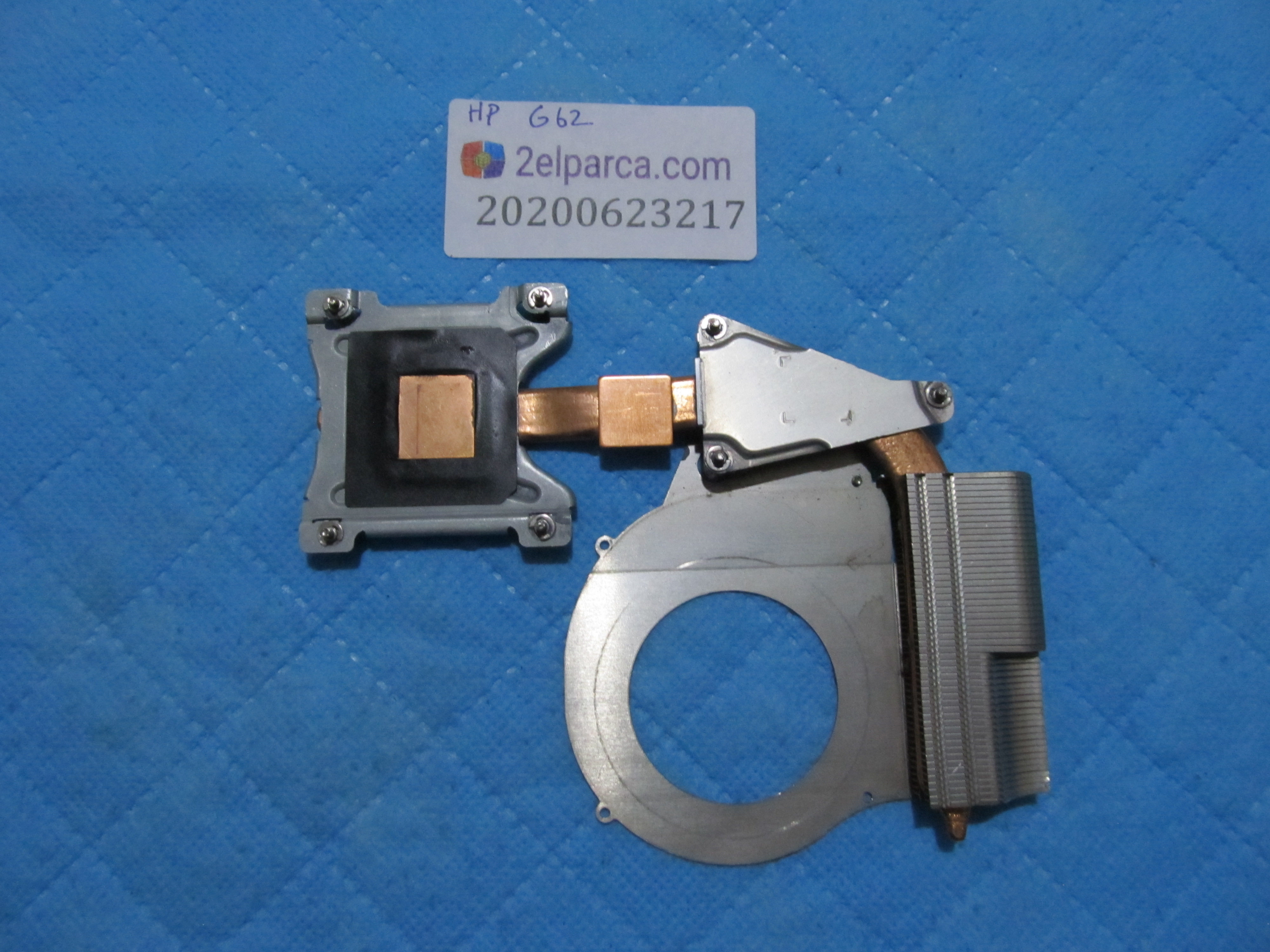 HP Hp g62 bakir soğutucu (heatsink) orjinal ürün küçük görsel 2