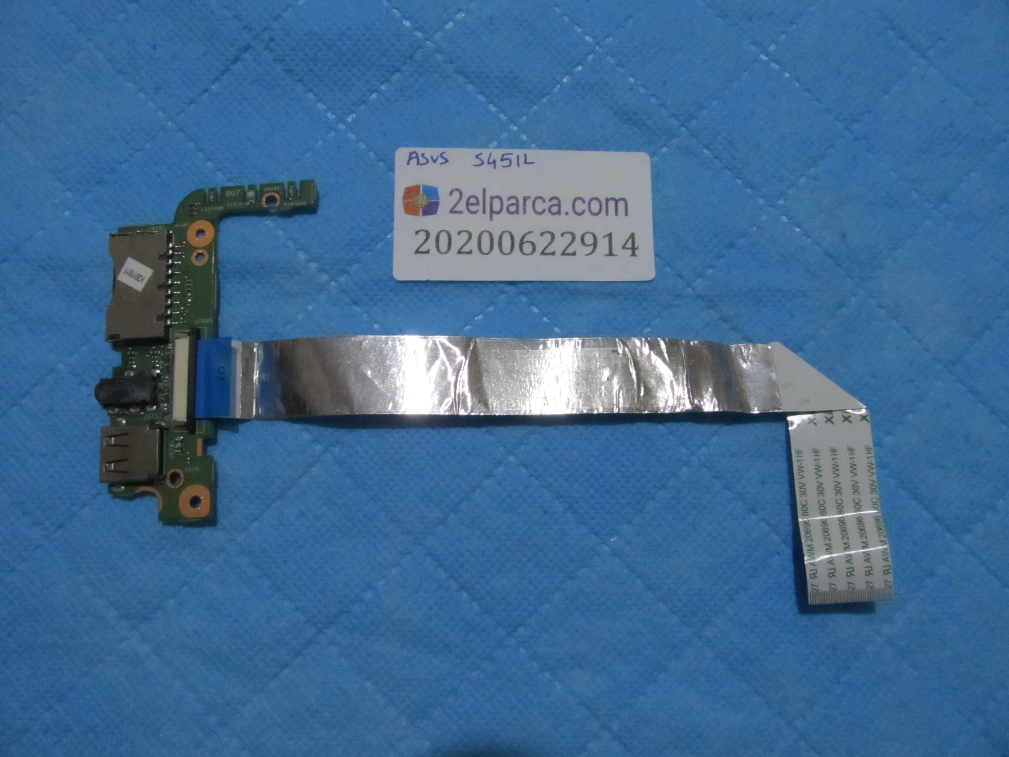 ASUS Asus s451l usb audi port flex orjinal ürün küçük görsel 2