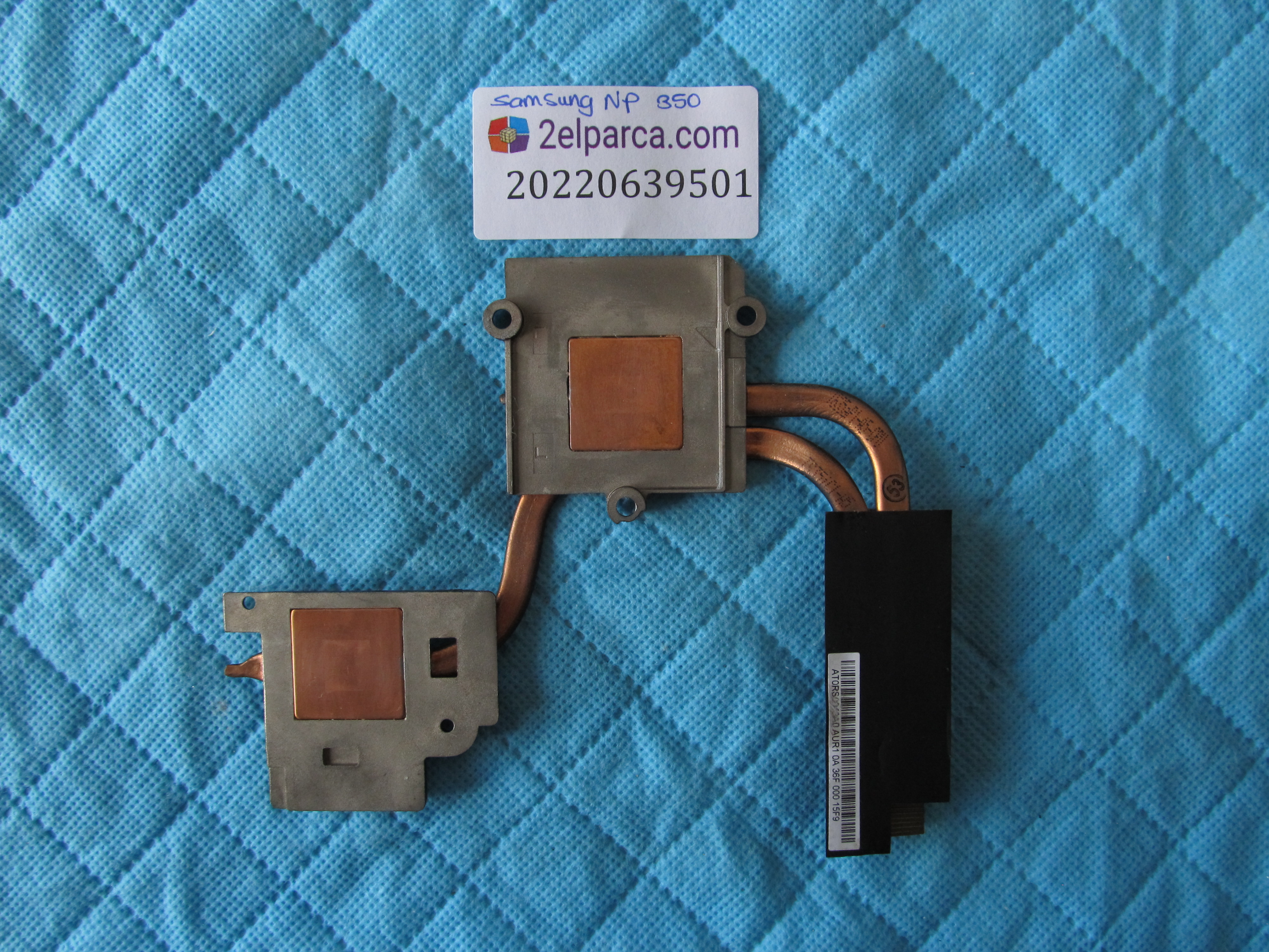SAMSUNG Samsung np350 soğutucu bakir (heatsink) orjinal ürün küçük görsel 2
