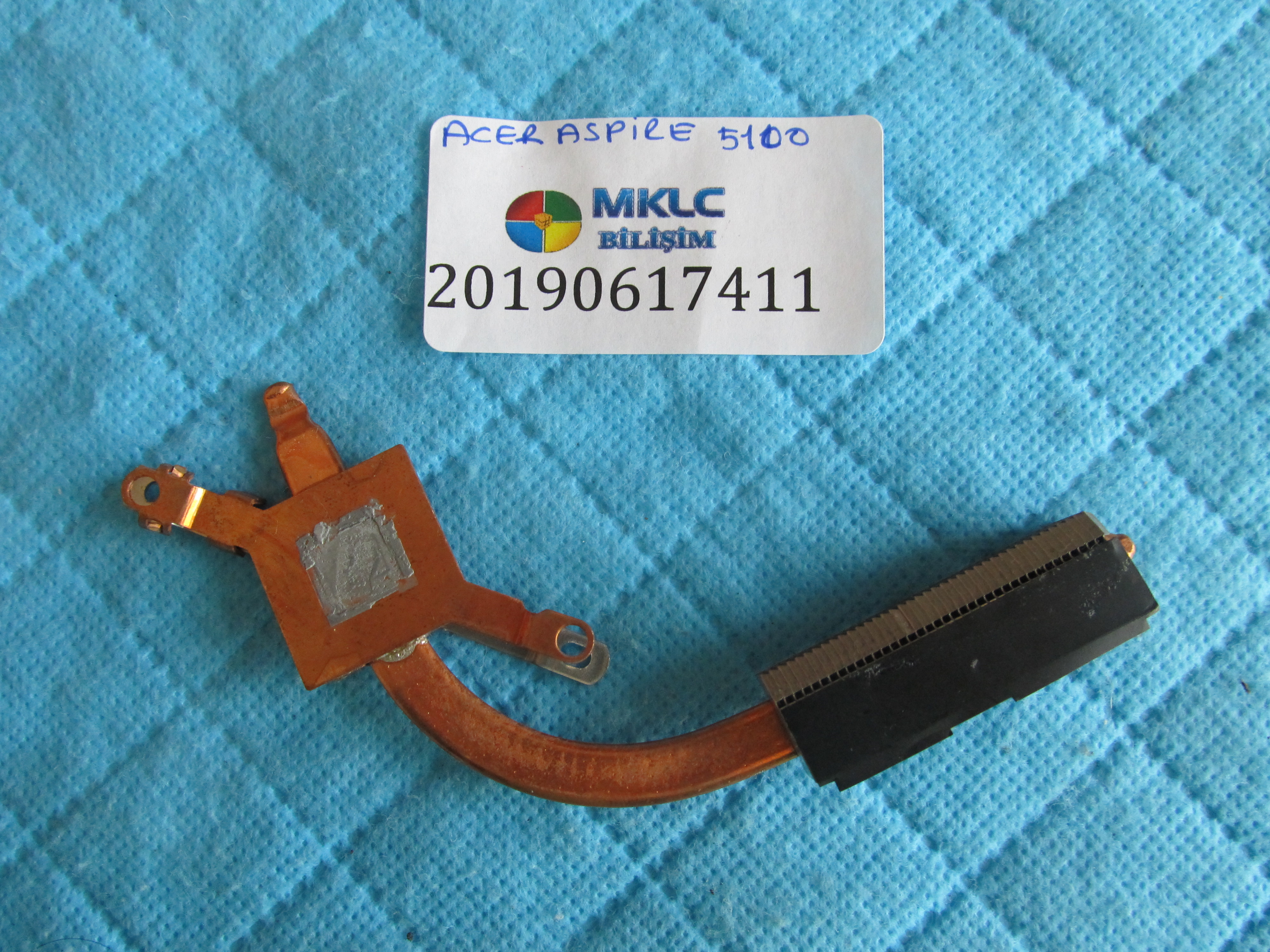 ACER Acer aspire 5100 bakir soğutucu (heatsink) küçük görsel 2