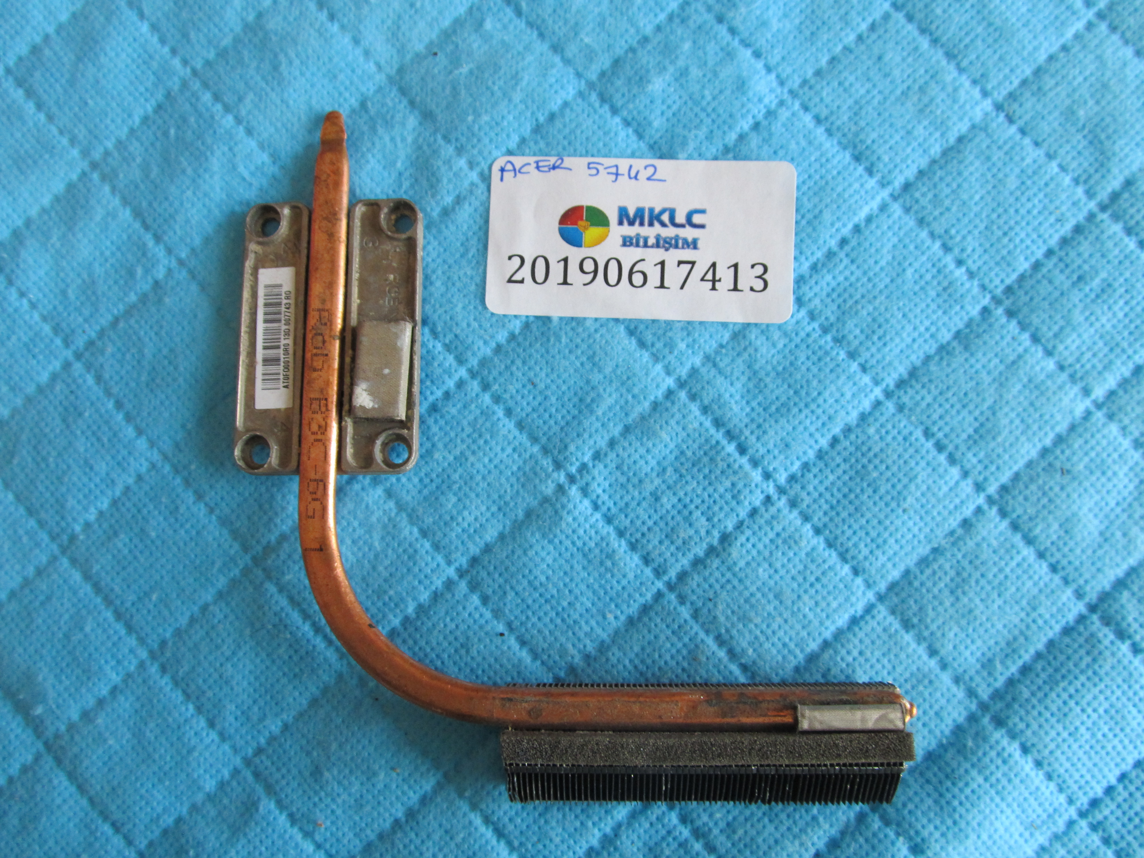 Acer 5742 bakir soğutucu (heatsink) orjinal ürün