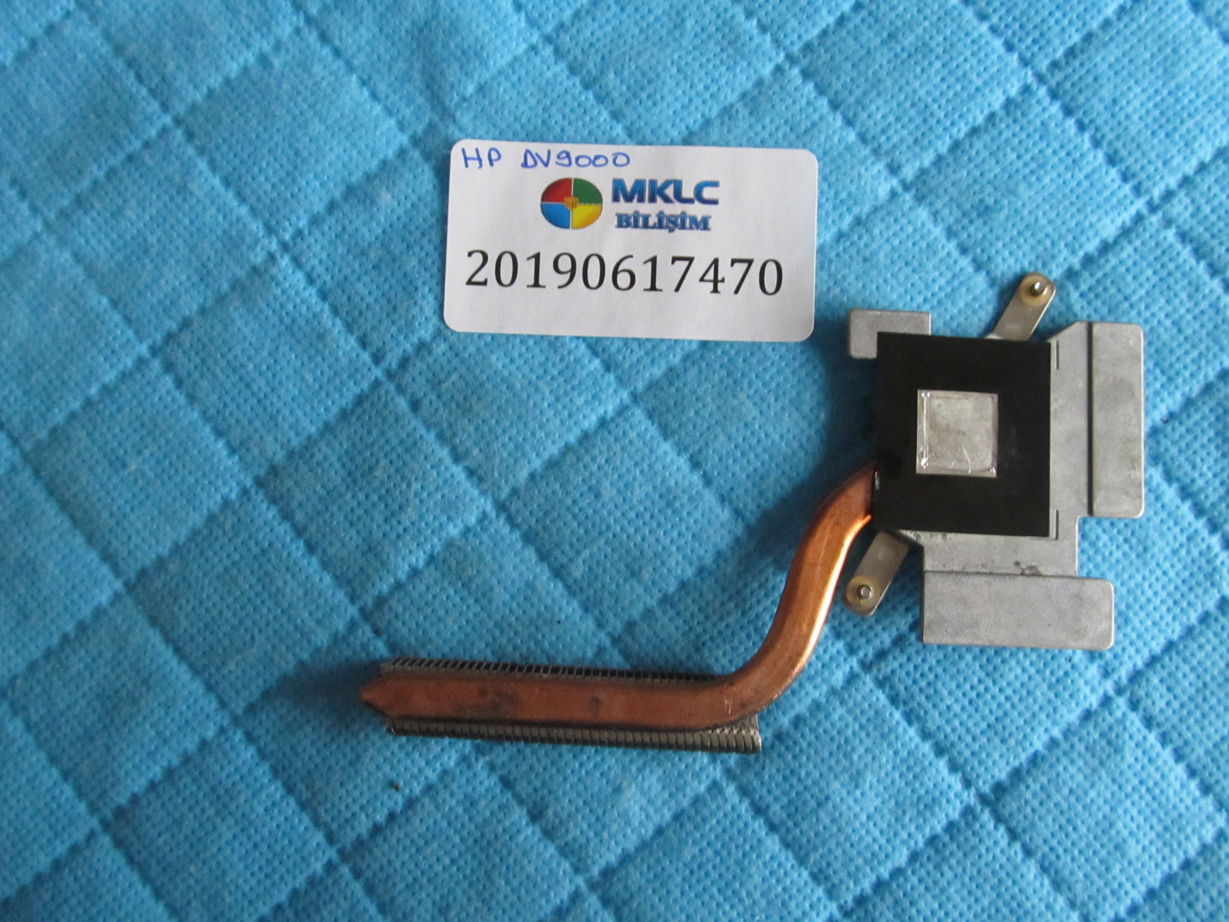 HP Hp dv9000 soğutucu bakir (heatsink) küçük görsel 2