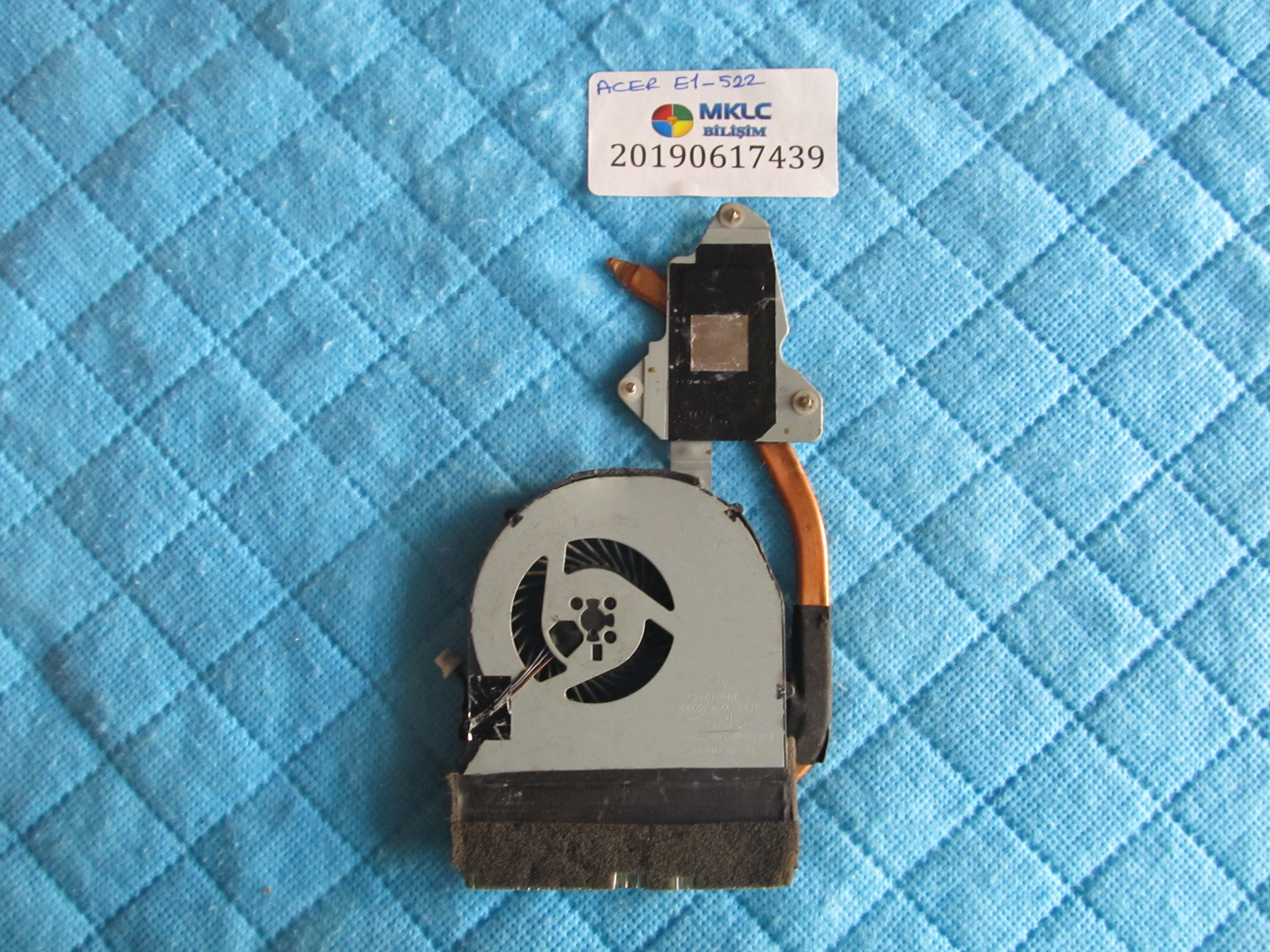 ACER Acer e1-522 fan bakir soğutucu (heatsink) orjinal ürün küçük görsel 2
