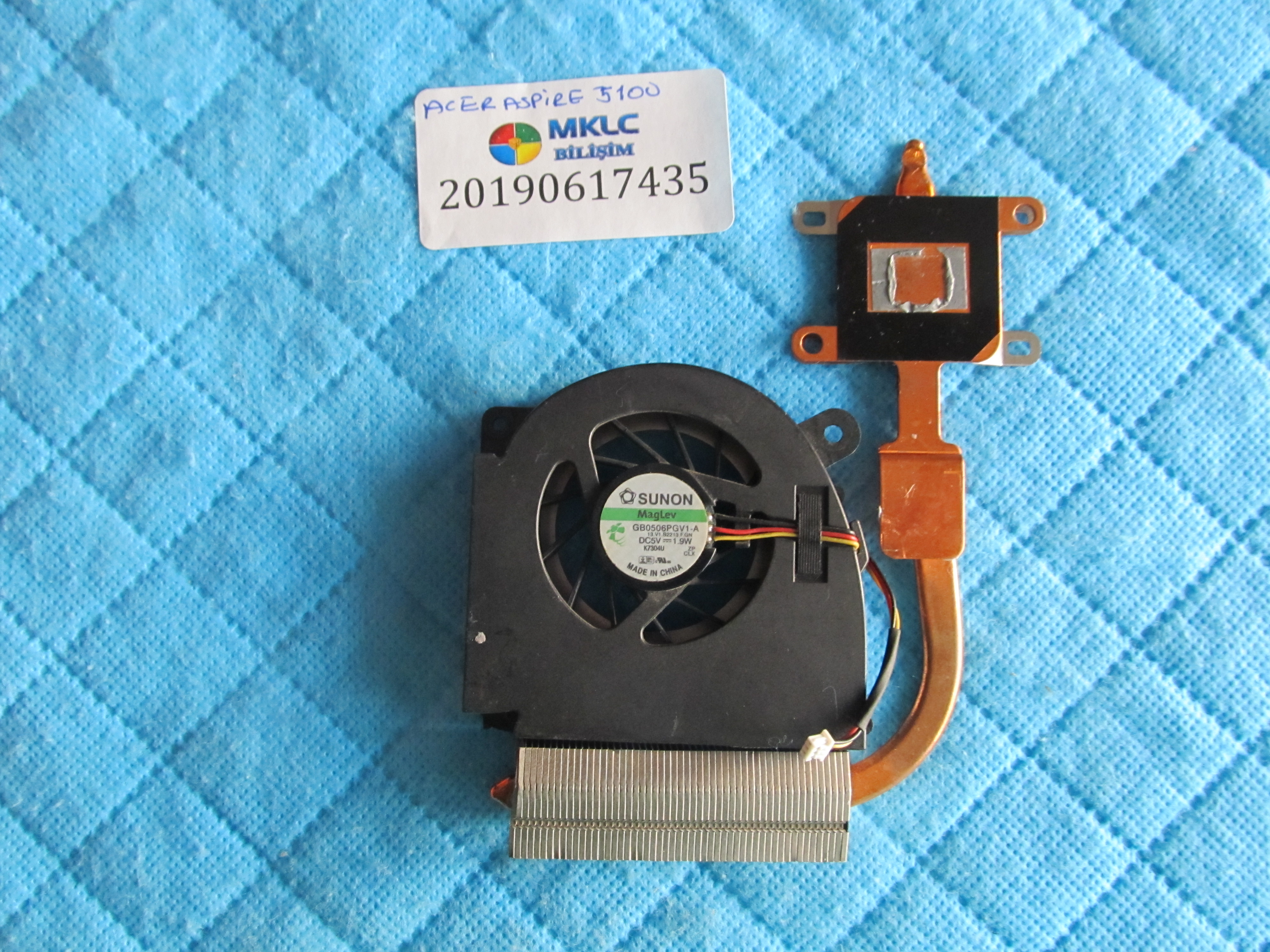 ACER Acer 5100 fan bakir soğutucu (heatsink) küçük görsel 2