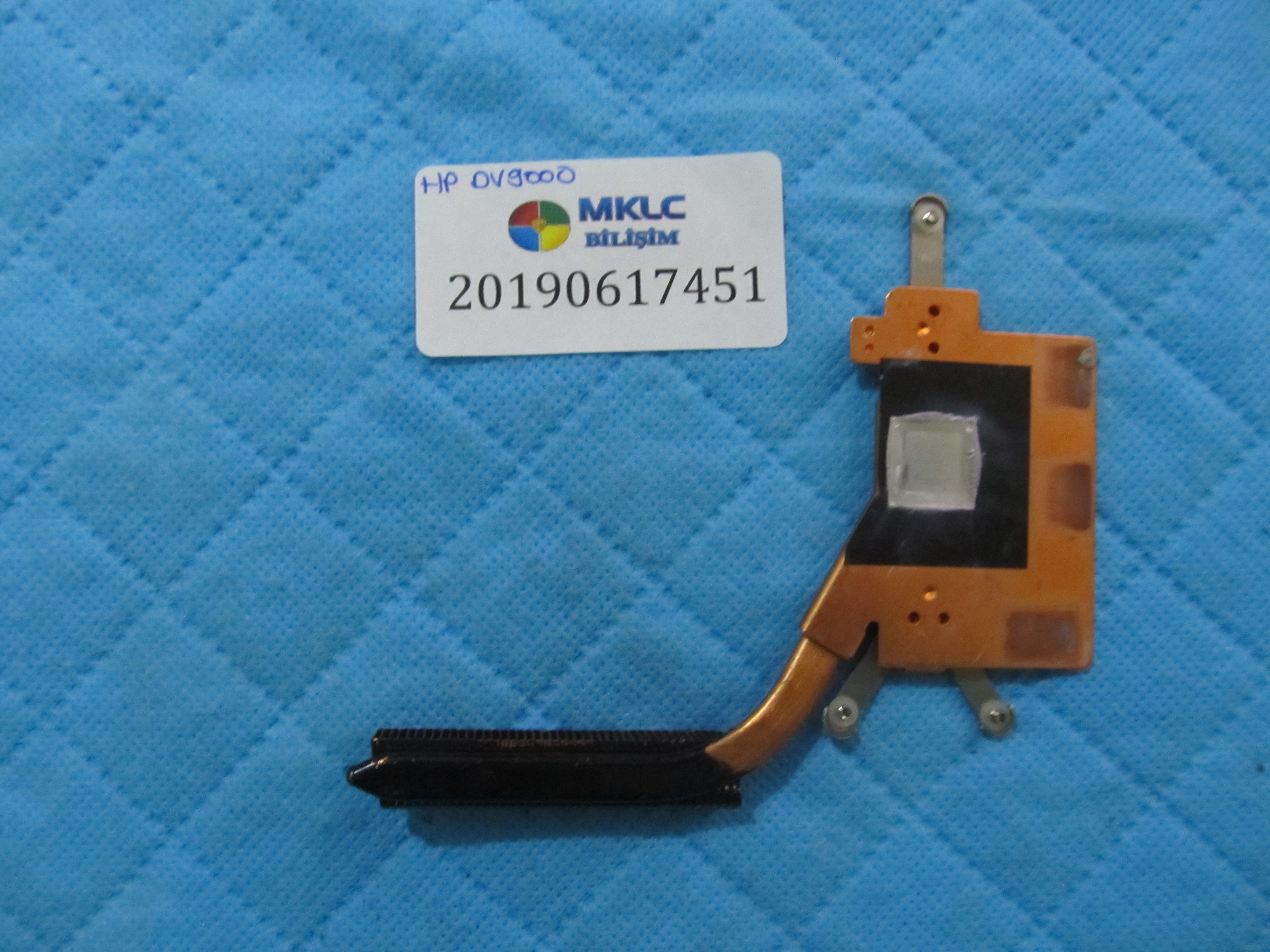 HP Hp dv9000 soğutucu bakir (heatsink) küçük görsel 2