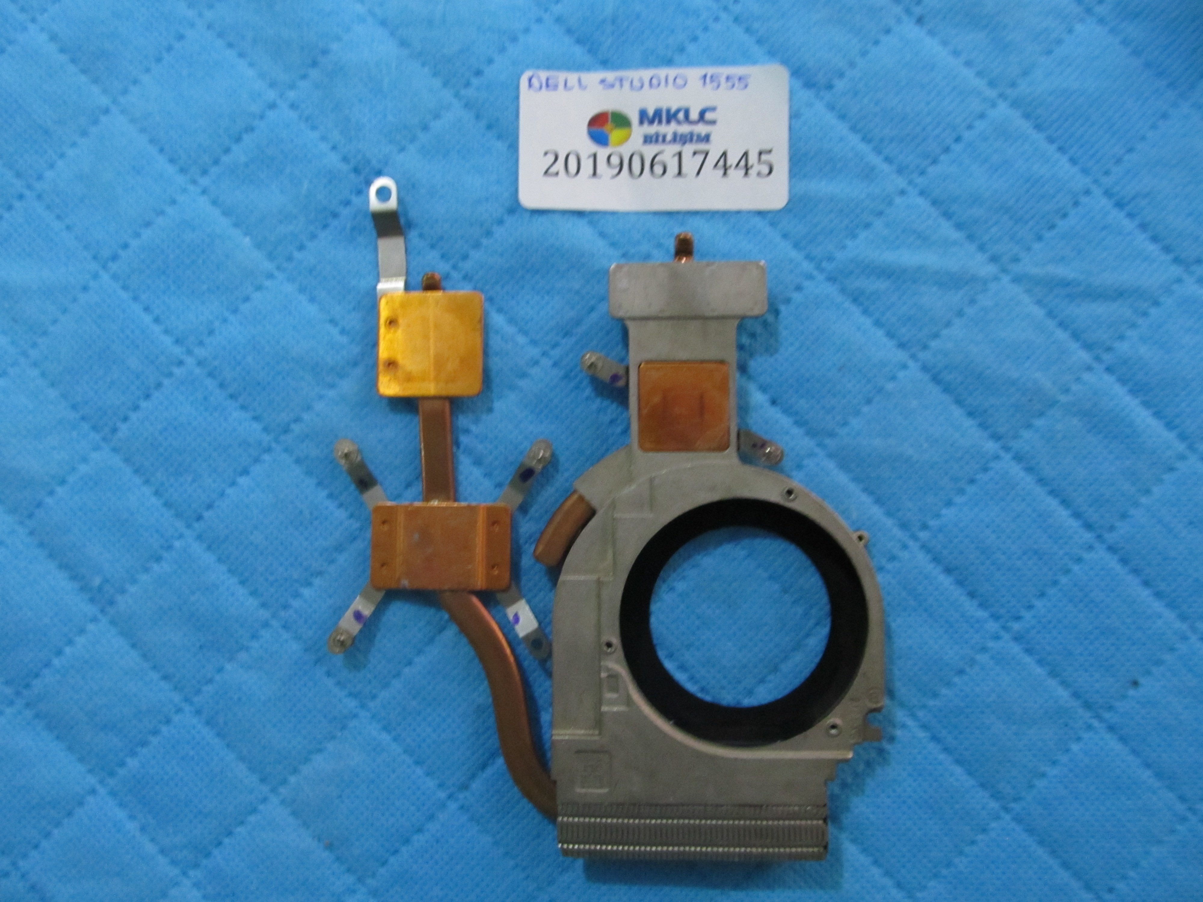 DELL Dell studio 1555 soğutucu bakir (heatsink) küçük görsel 2