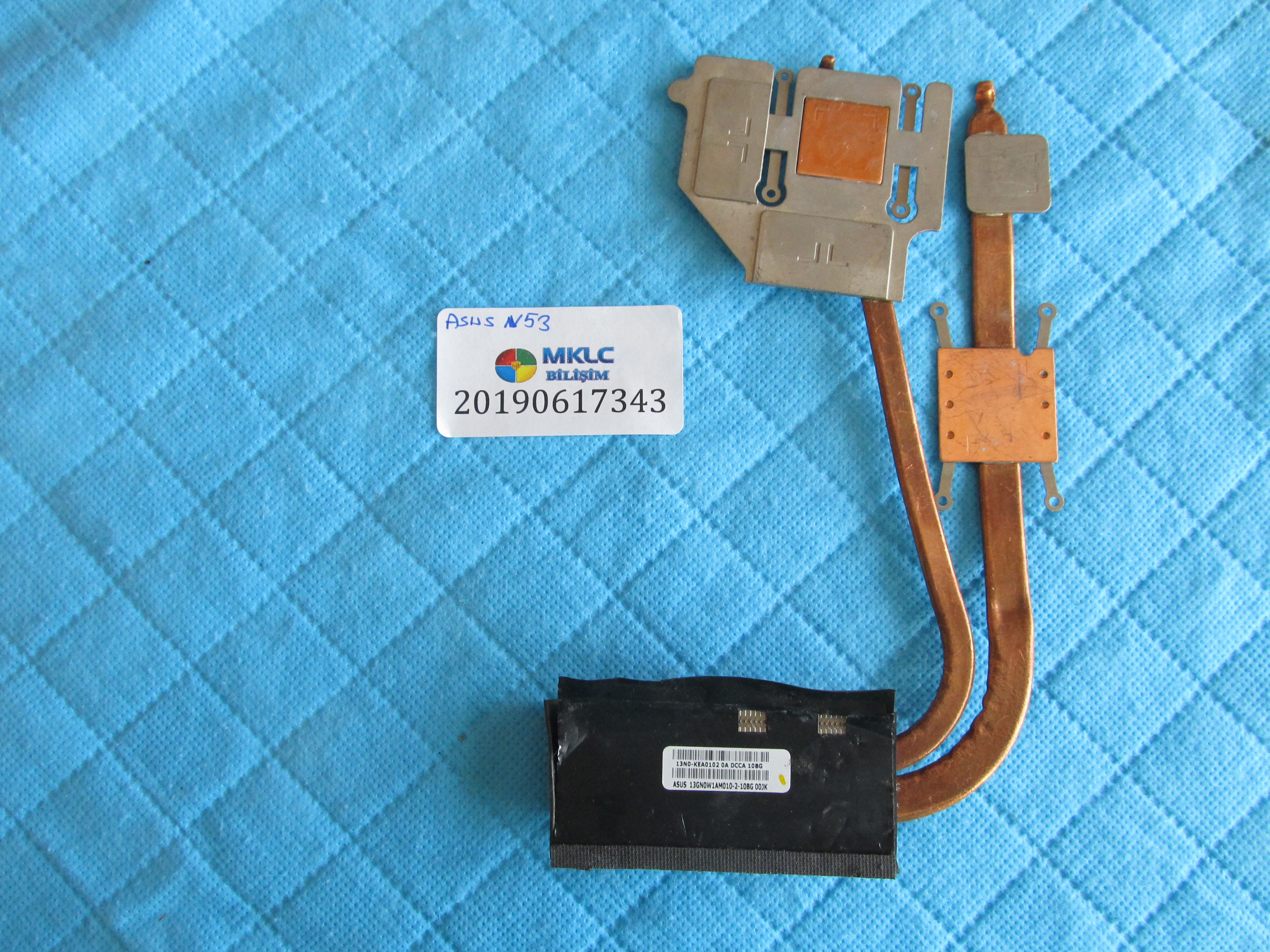 ASUS Asus n53 bakir soğutucu (heatsink) orjinal ürün küçük görsel 2
