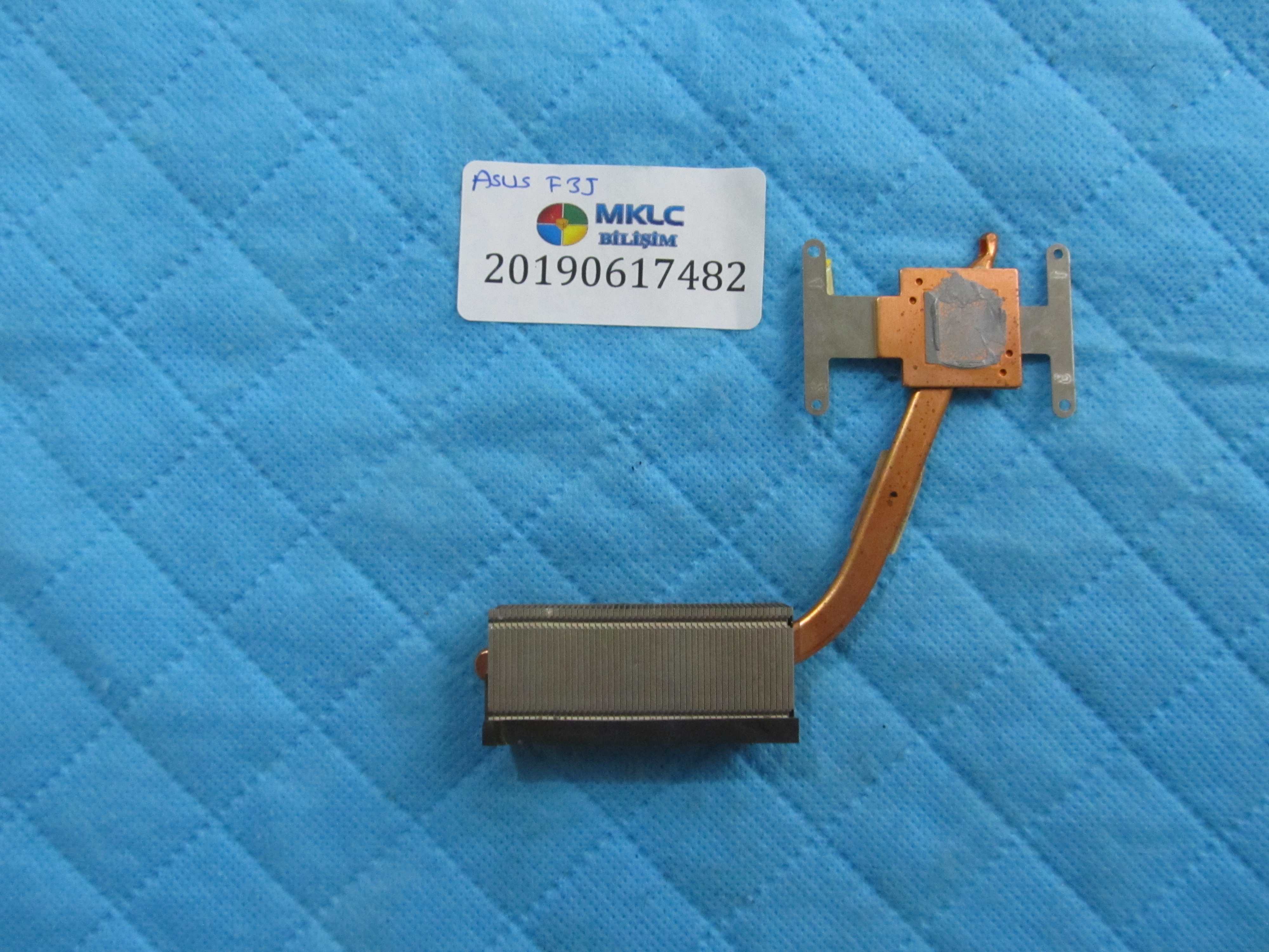 ASUS Asus f3j soğutucu bakir (heatsink) küçük görsel 2