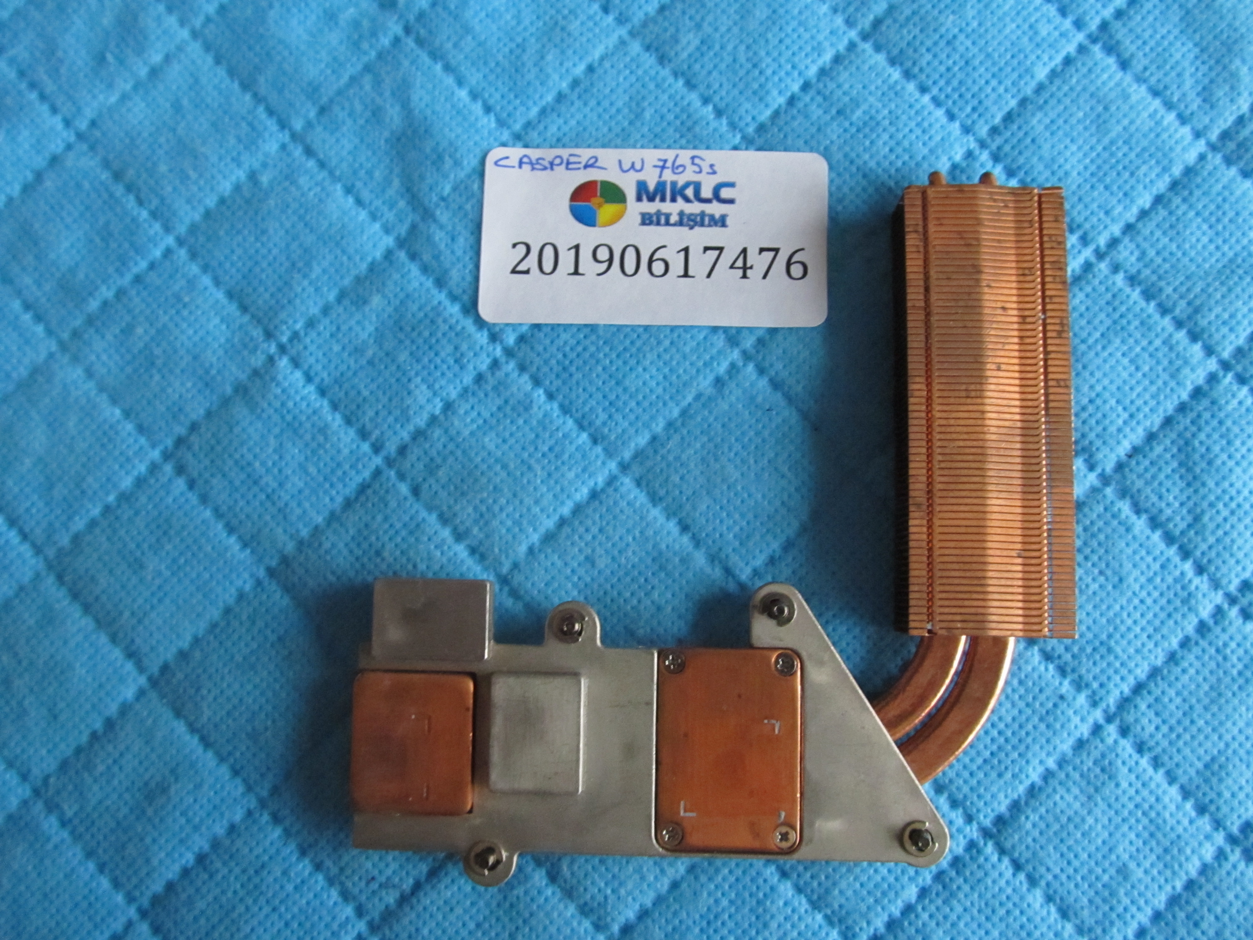 CASPER Casper w765s soğutucu bakir (heatsink) küçük görsel 2