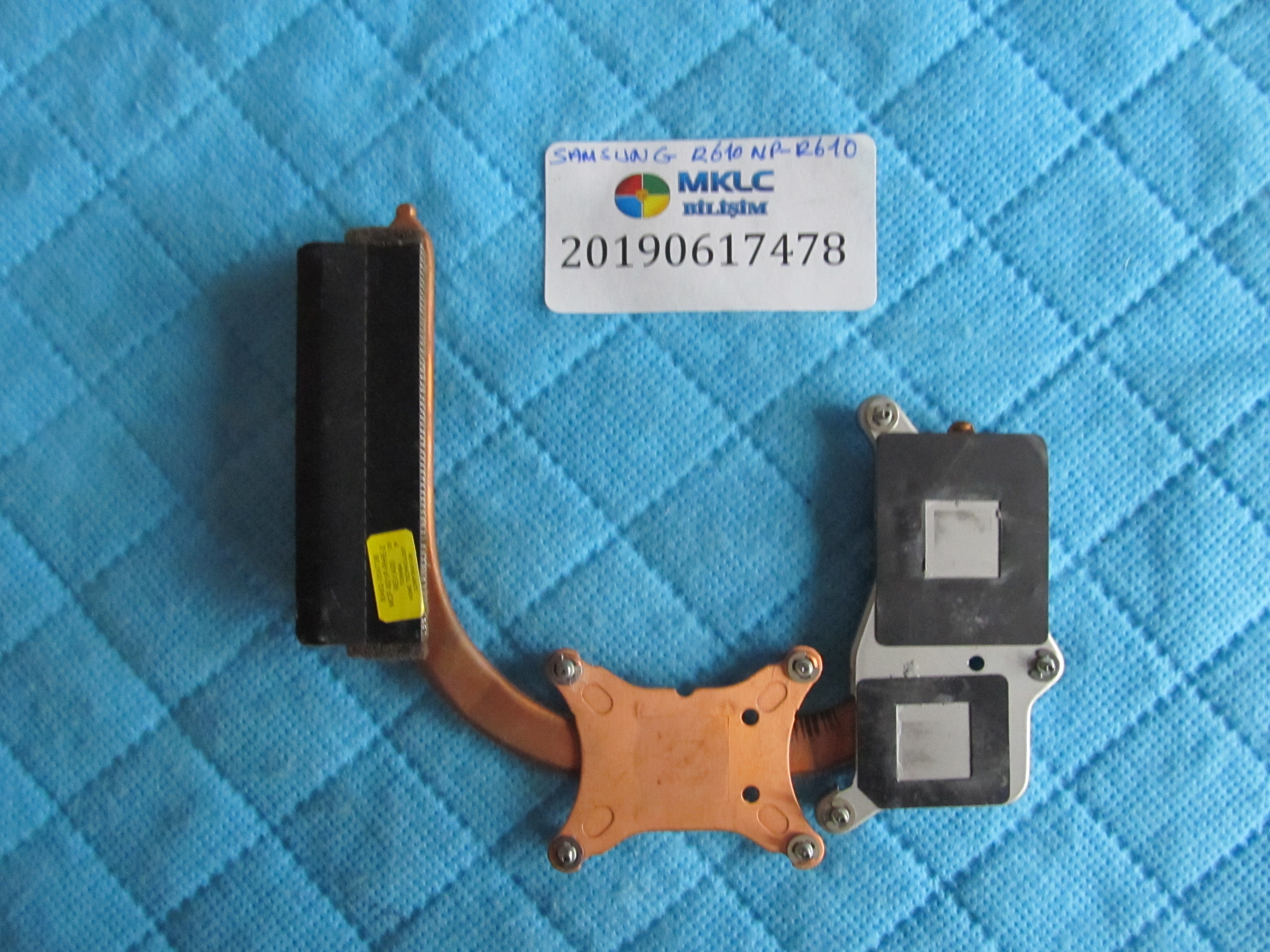 SAMSUNG Samsung r610 np-r610 soğutucu bakir (heatsink) küçük görsel 2