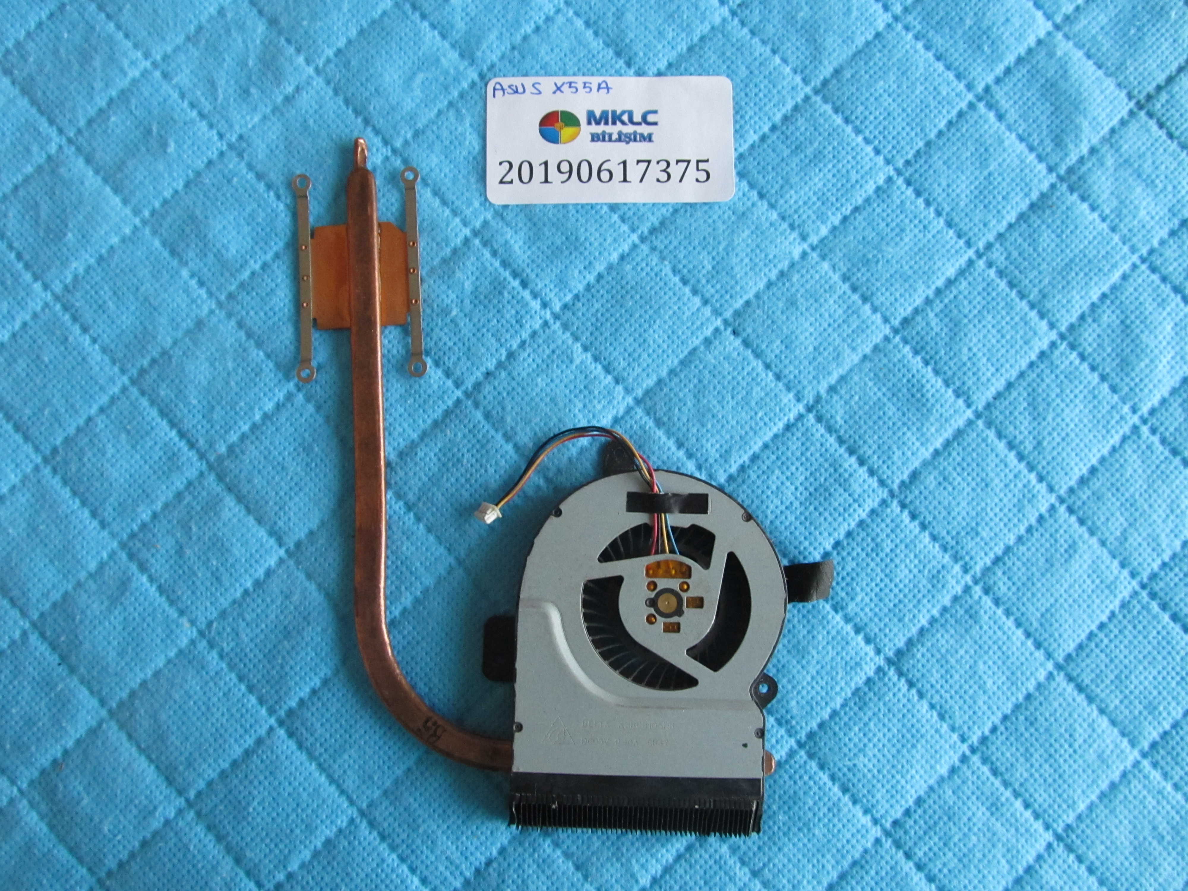Asus x55a fan bakir soğutucu (heatsink) orjinal ürün