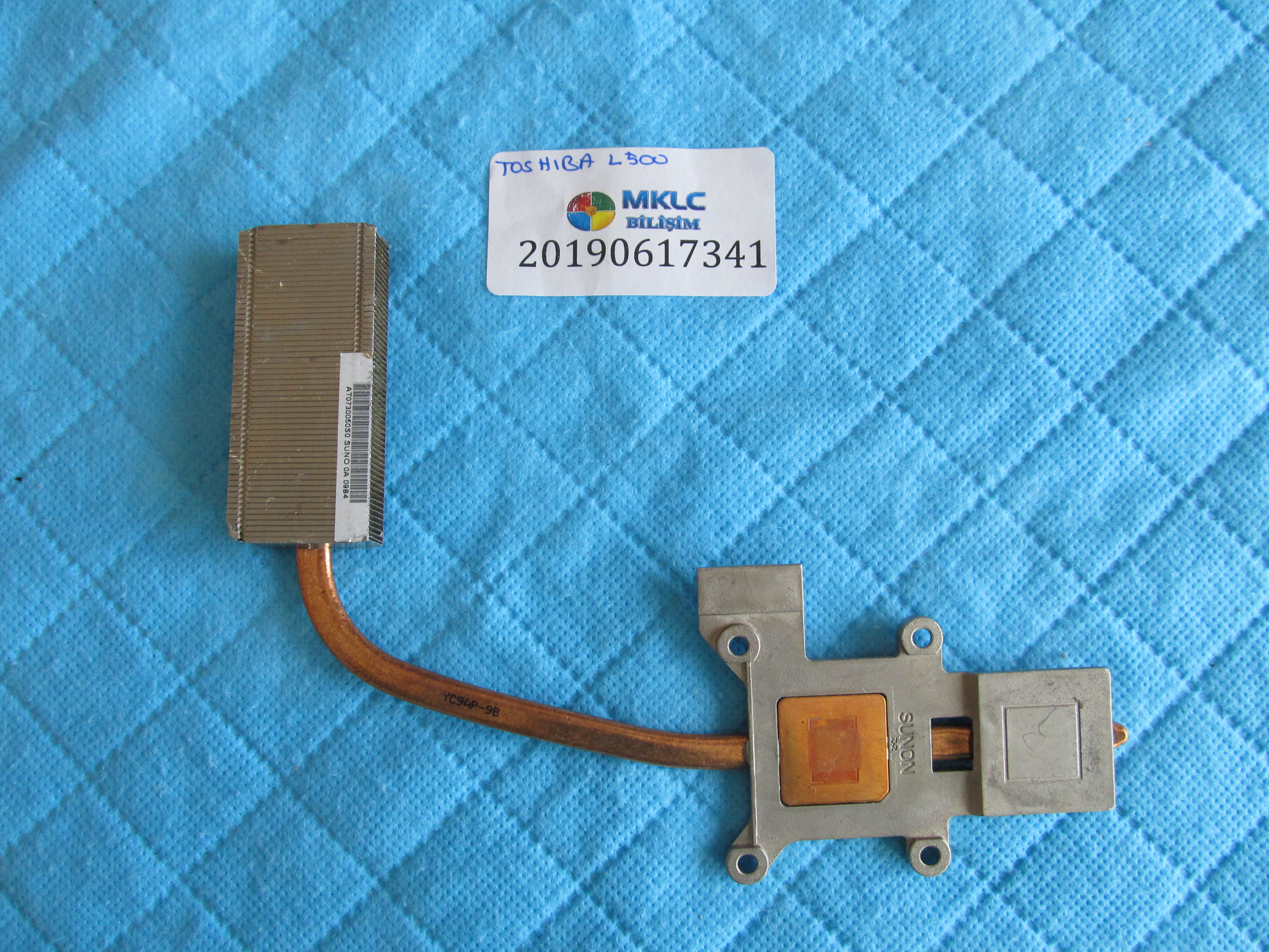 TOSHİBA Toshiba l500 bakir soğutucu (heatsink) orjinal ürün küçük görsel 2