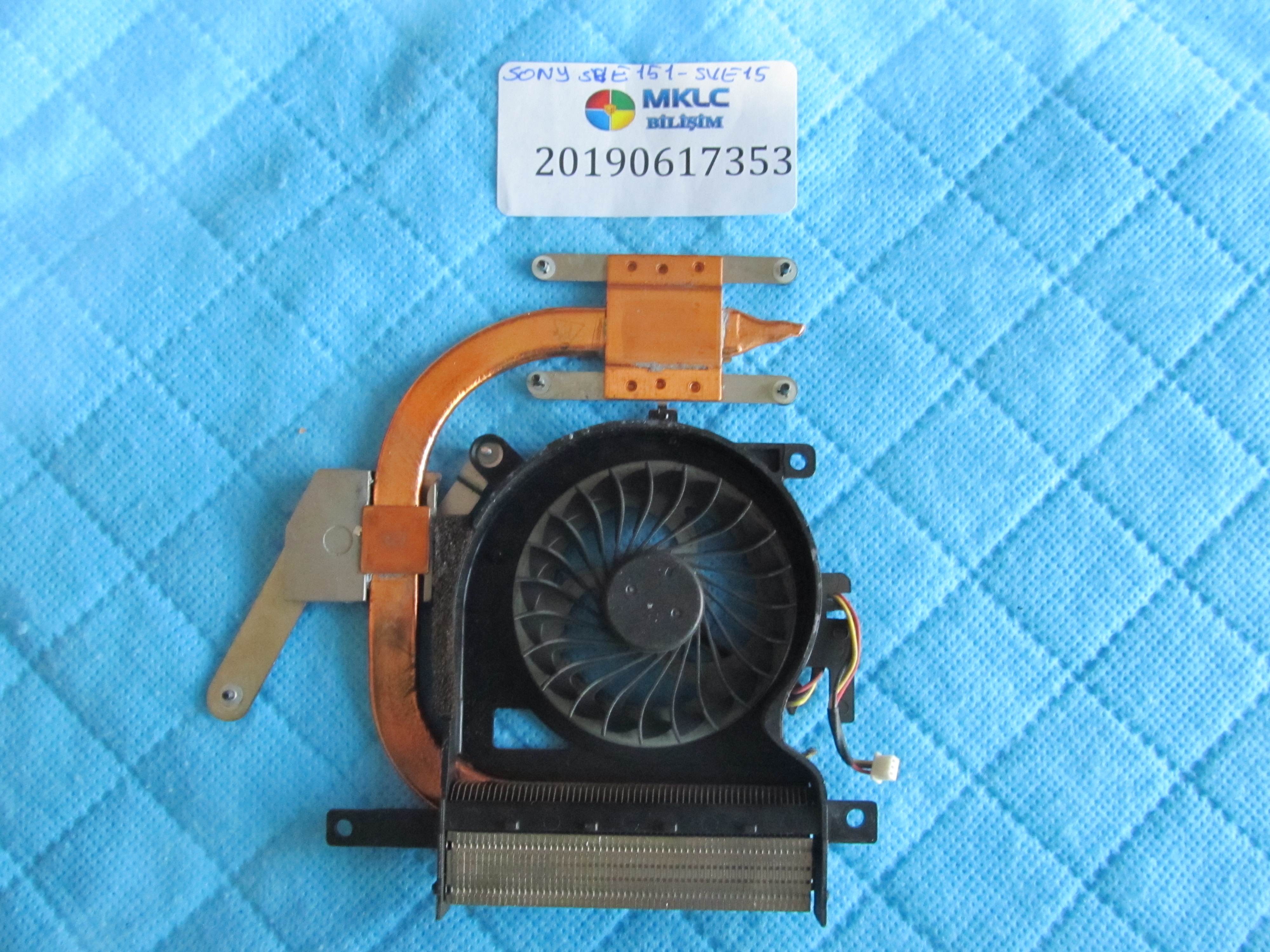 SONY Sony sve151-sve15 fan bakir soğutucu (heatsink) orjinal ürün küçük görsel 2