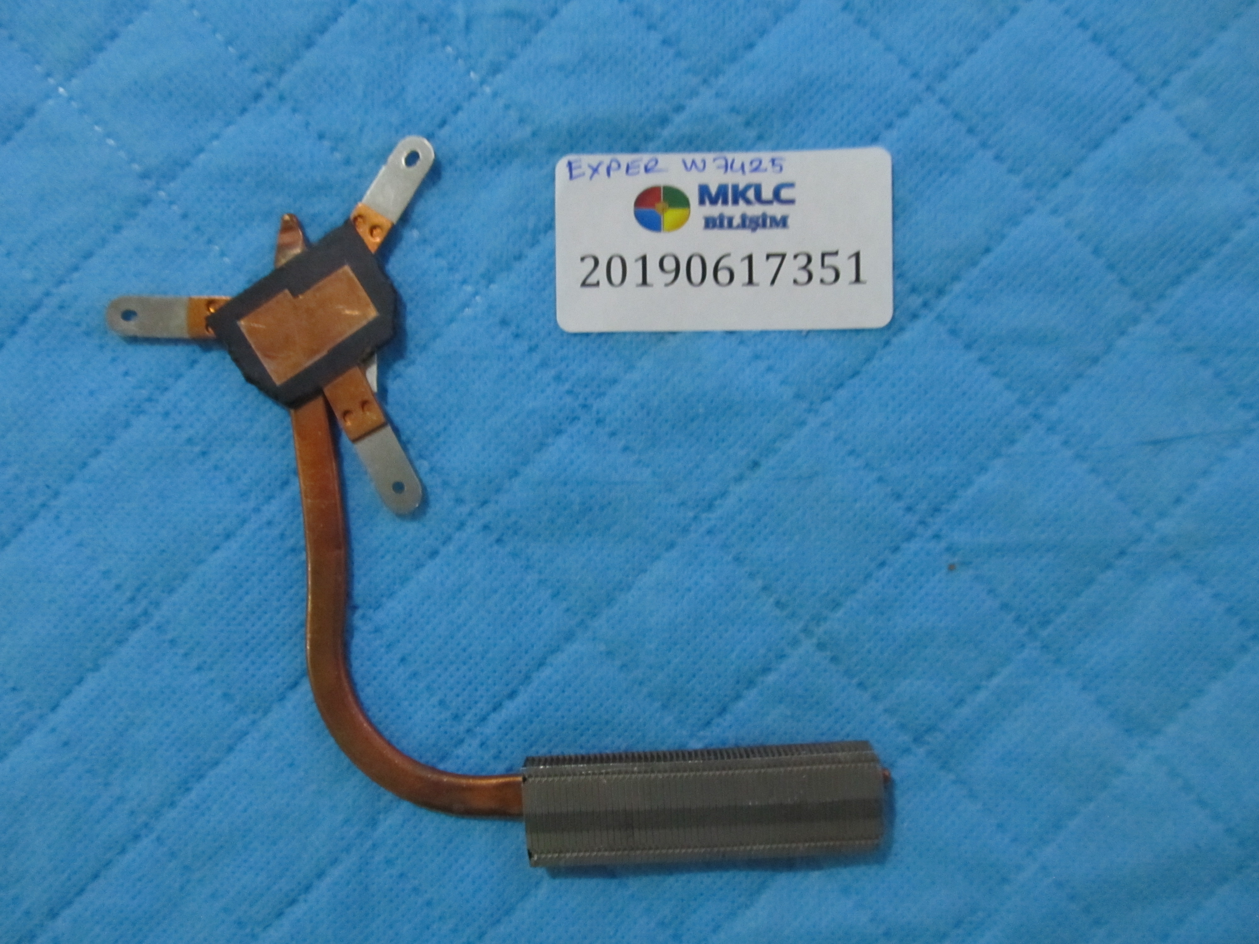 EXPER Exper w258hp - e5128 soğutucu bakir (heatsink) orjinal ürün küçük görsel 2