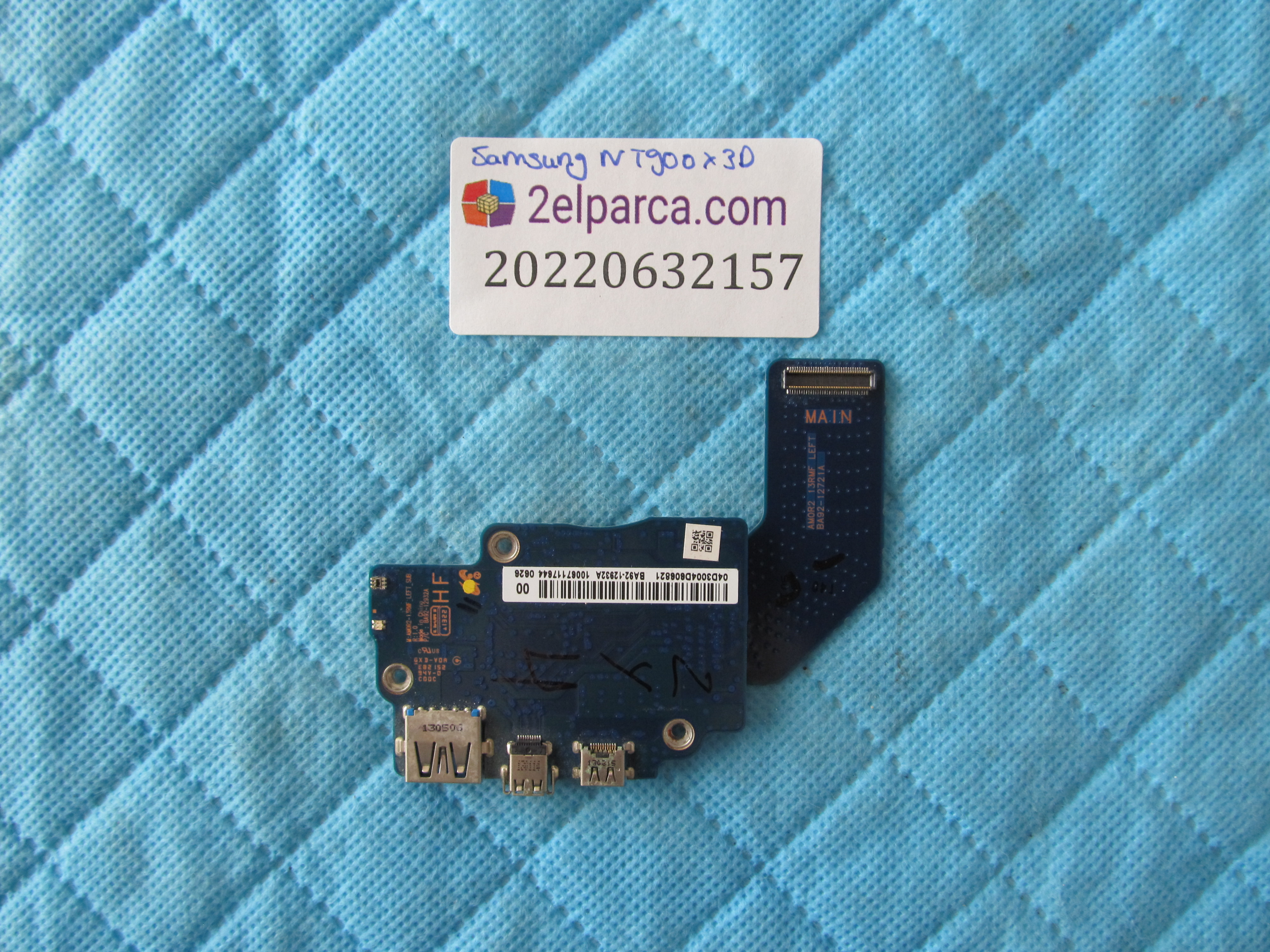 SAMSUNG Samsung nt900x3d usb board flex orjinal ürün küçük görsel 2