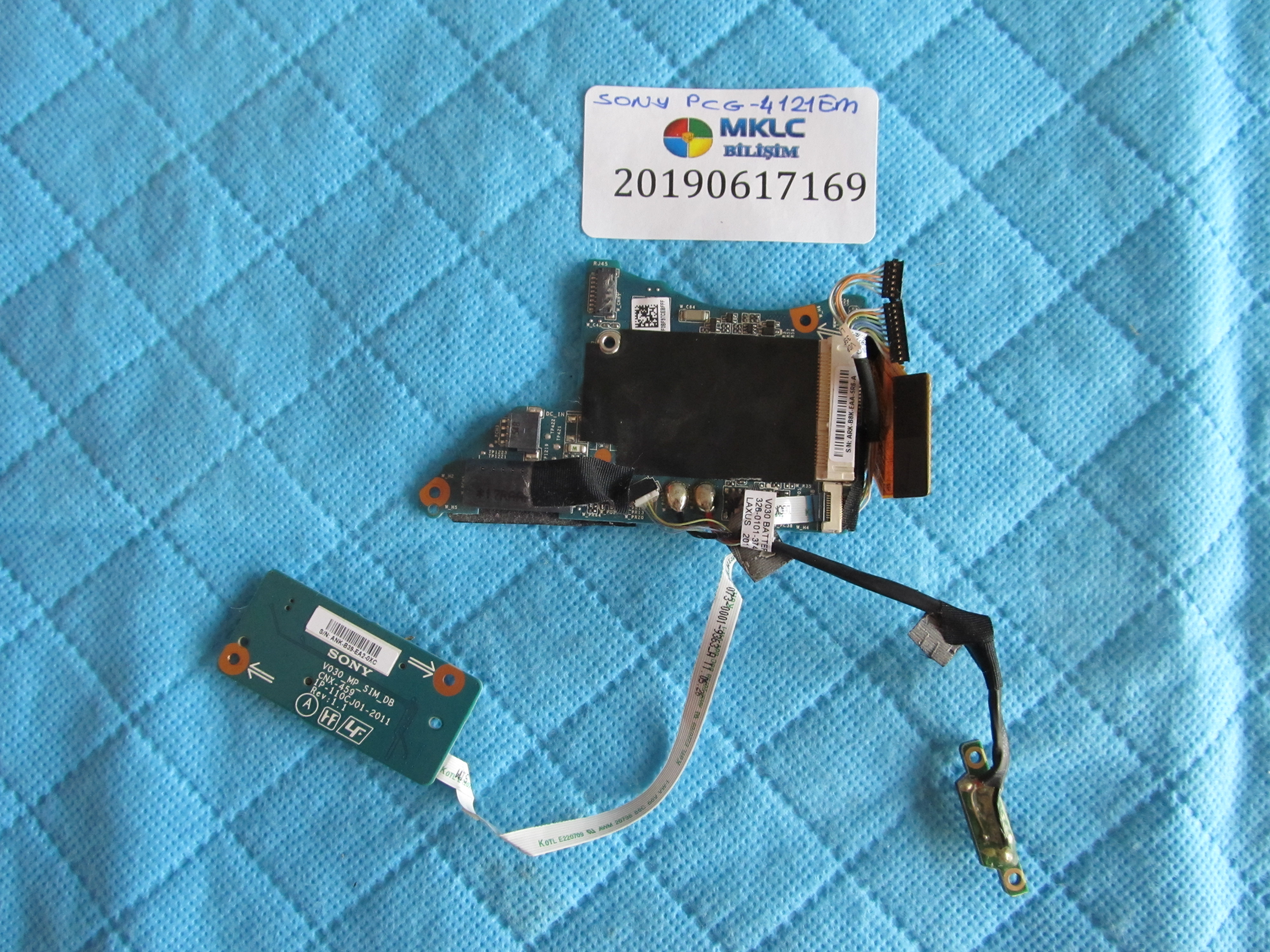 SONY Sony pcg-4121em şarj port orjinal ürün küçük görsel 2