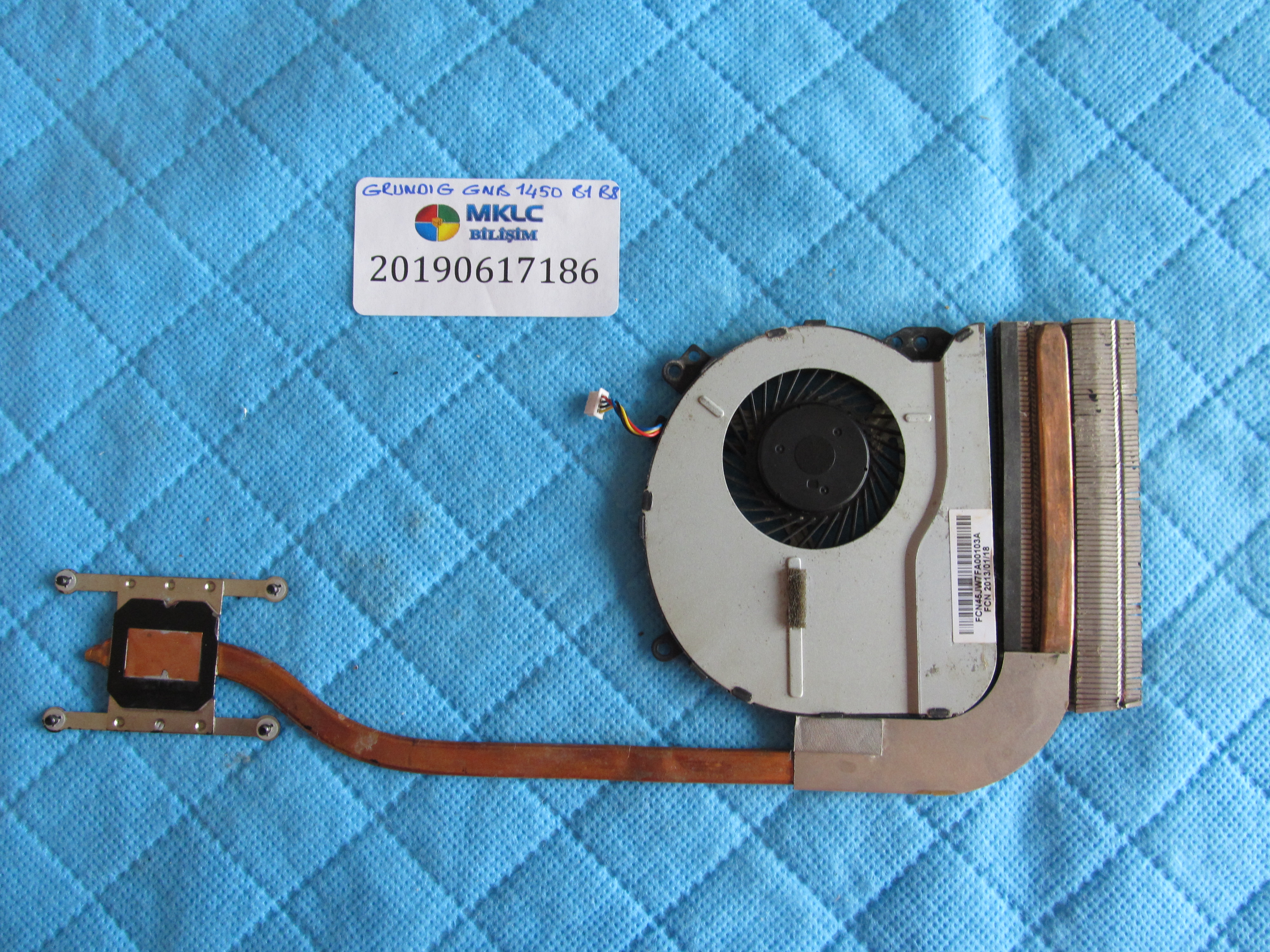 GRUNDİG Grundig gnb 1450 b1 b8 fan bakir soğutucu (heatsink) orjinal ürün küçük görsel 2