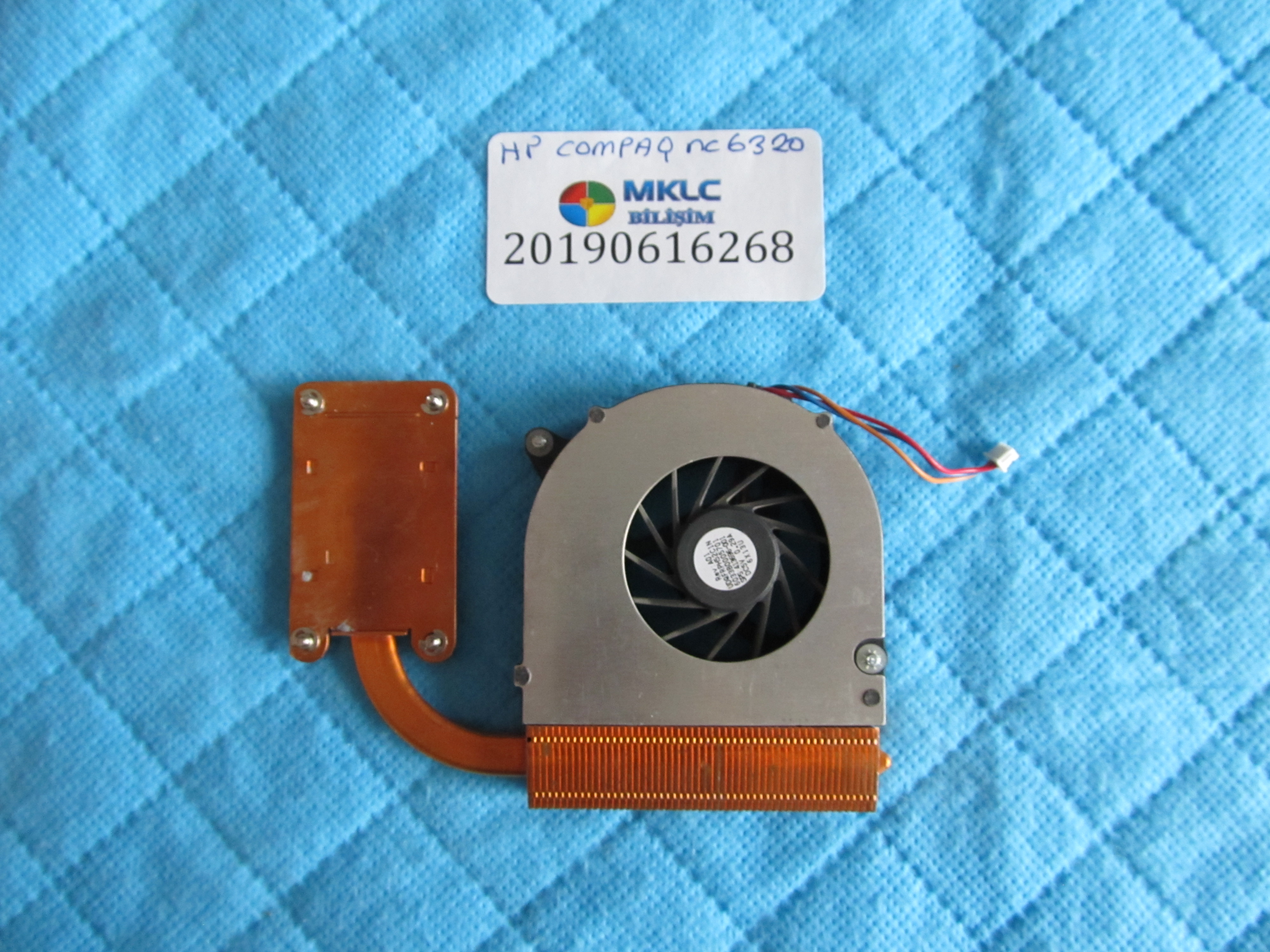 HP Hp compaq nc6320 fan bakir soğutucu (heatsink) küçük görsel 2
