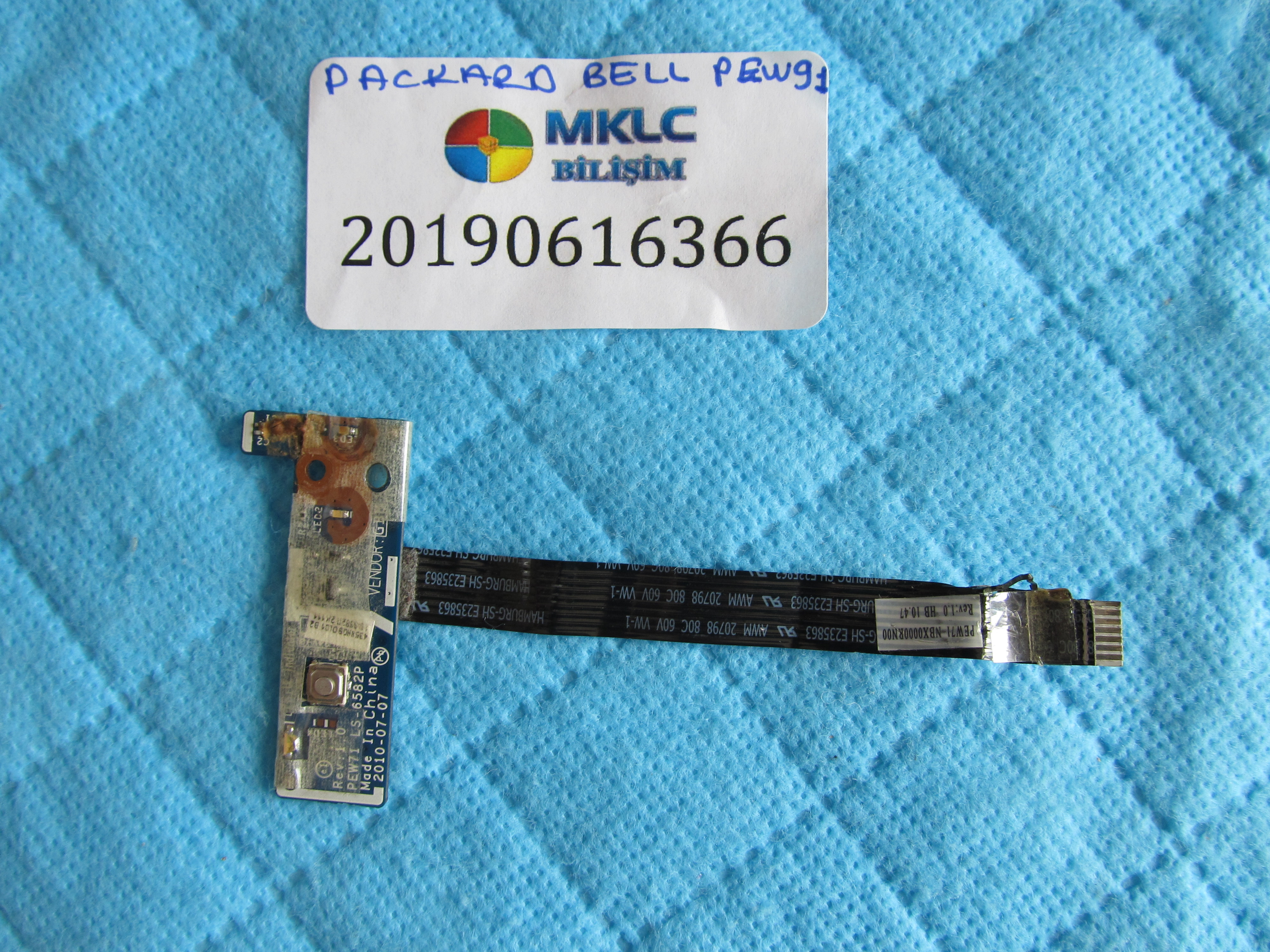 Packard bell pew91 tetik karti ve flex orjinal ürün