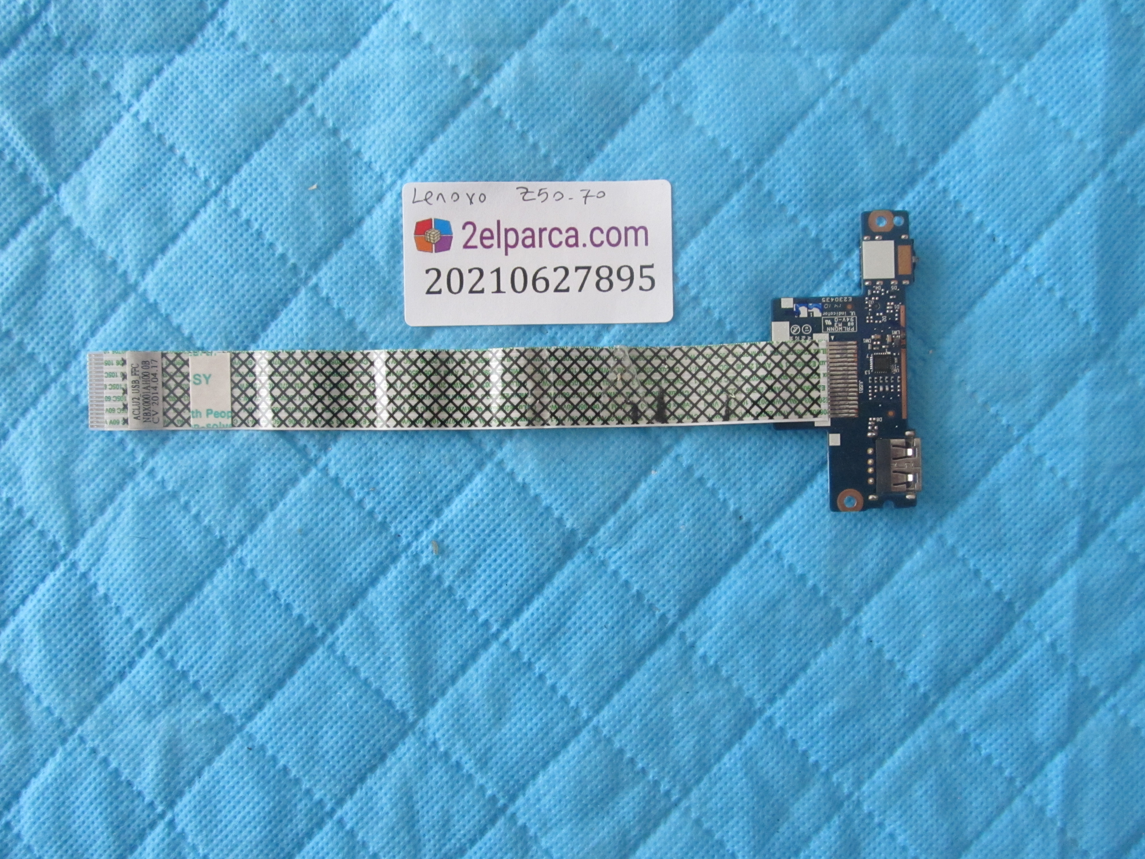 LENOVO Lenovo z50-70 usb ses ve kart okuyucu board flex  orjinal ürün küçük görsel 2
