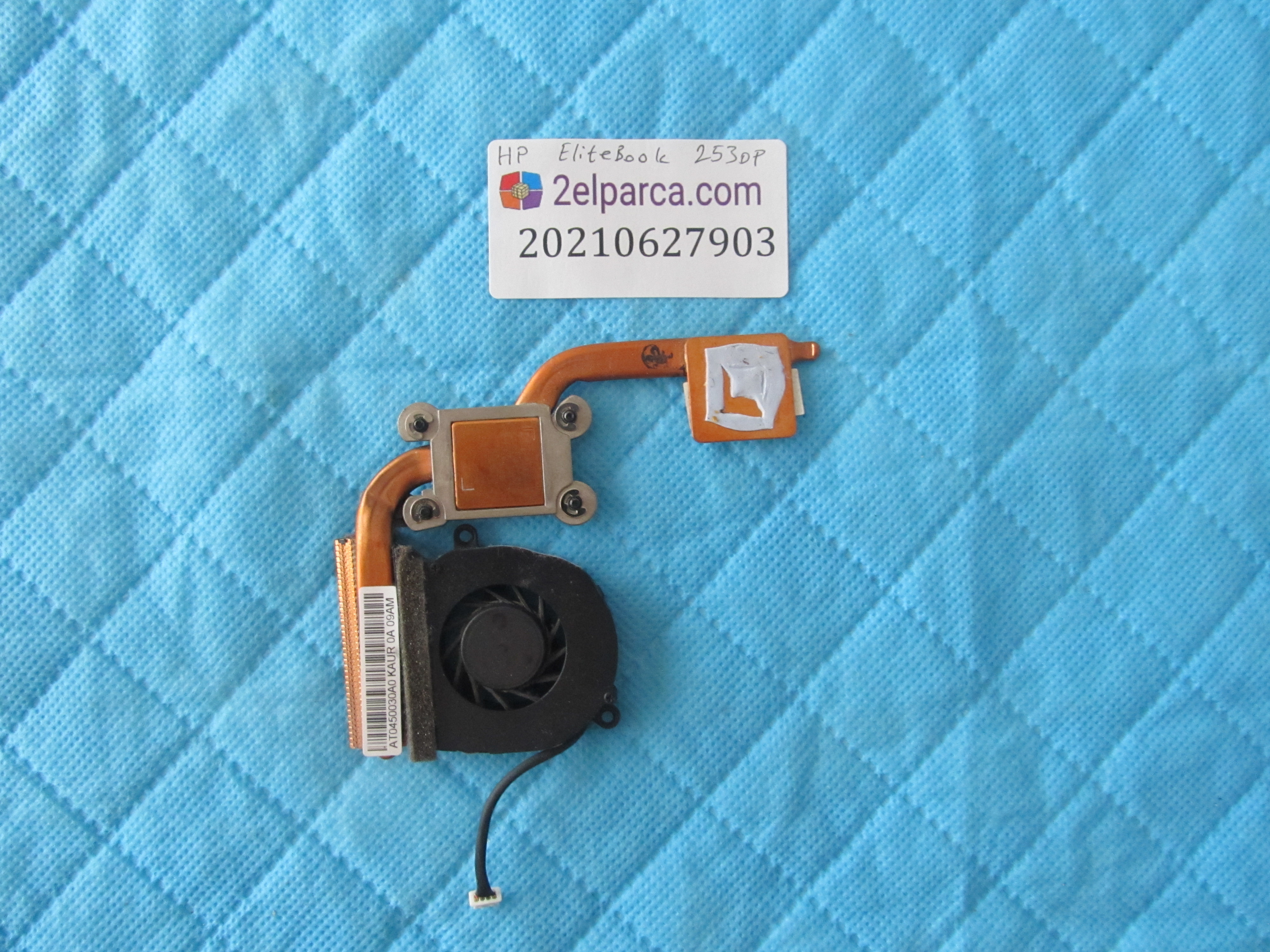 HP Hp elitebook 2530p fan bakir soğutucu (heatsink) küçük görsel 2