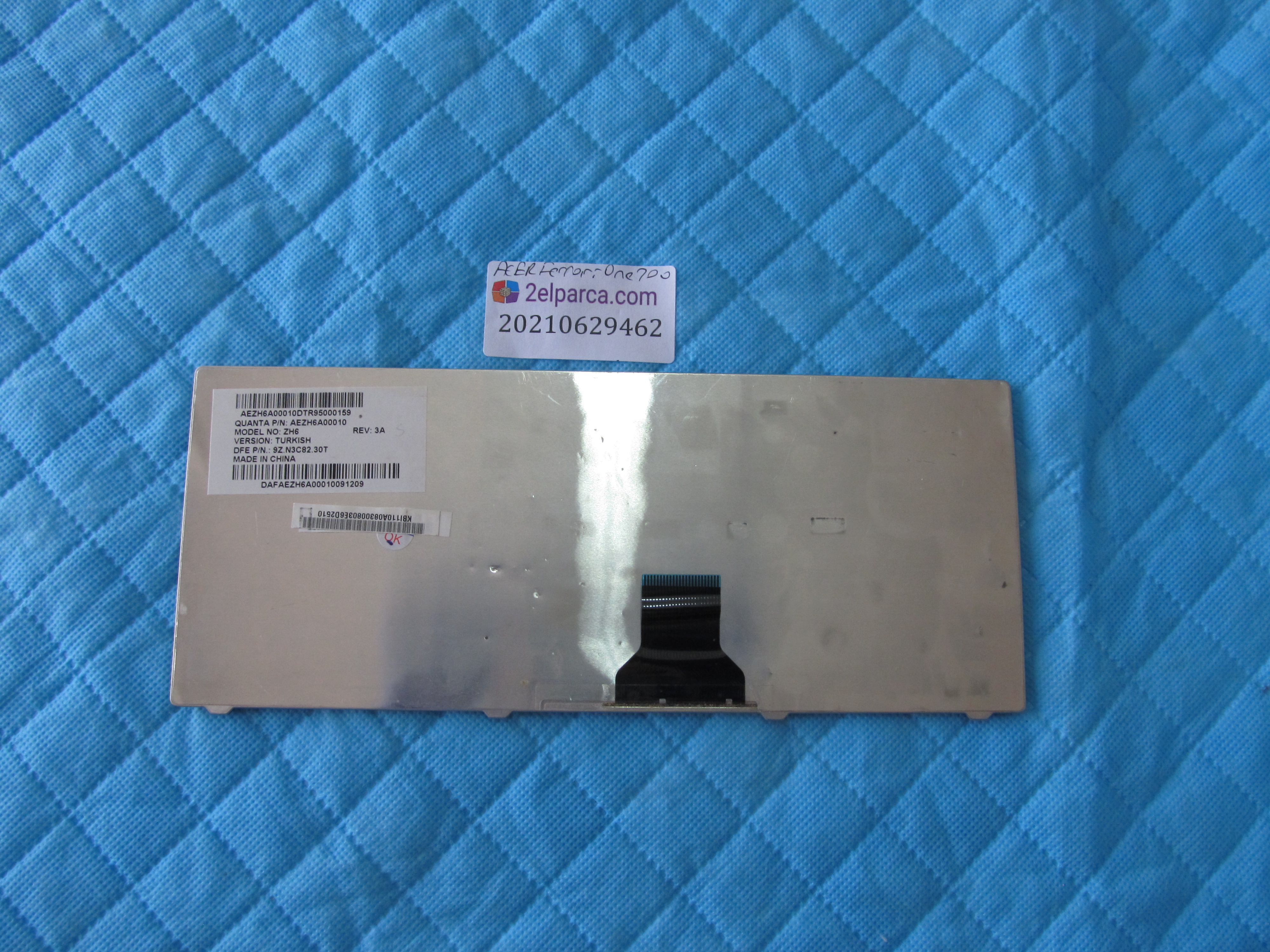ACER Acer ferrari one 200 klavye tr q (2 tuş eksik) küçük görsel 2