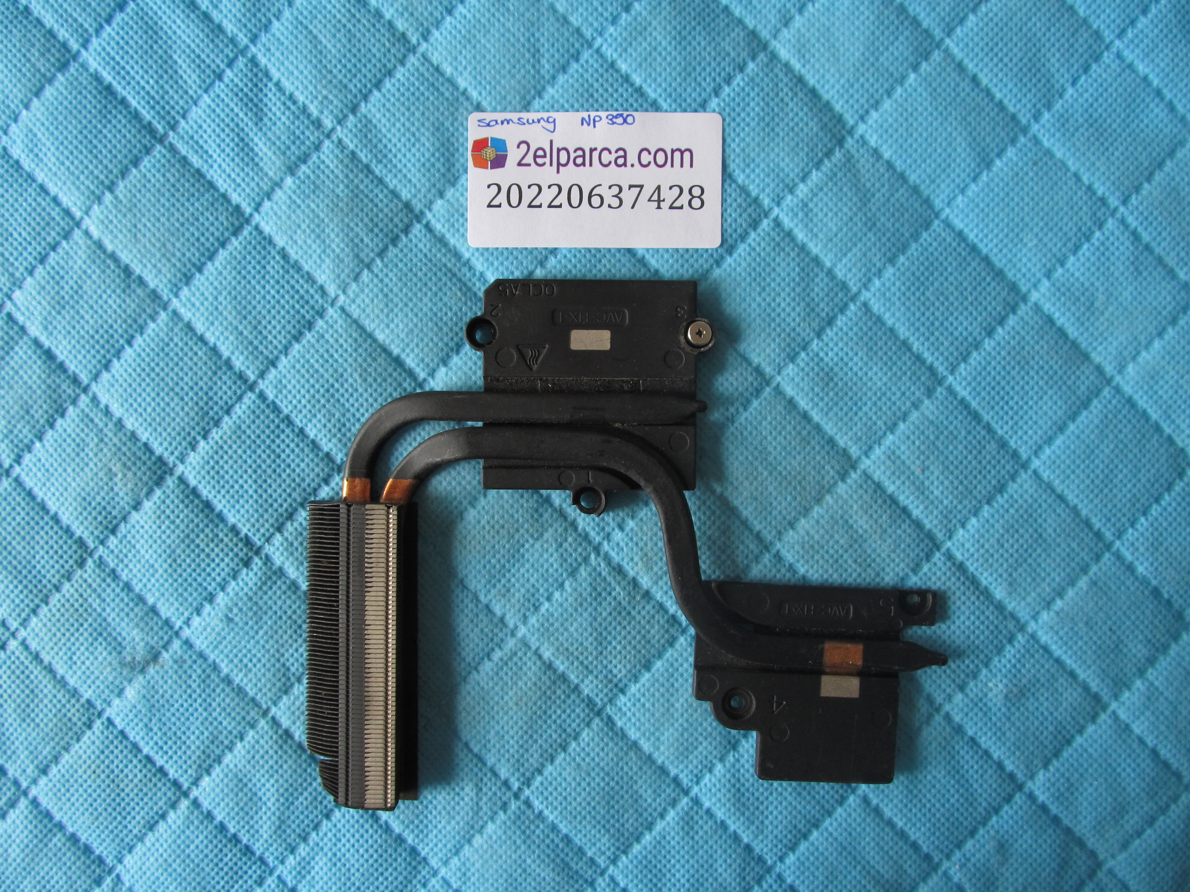 Samsung np350 soğutucu bakir (heatsink) orjinal ürün