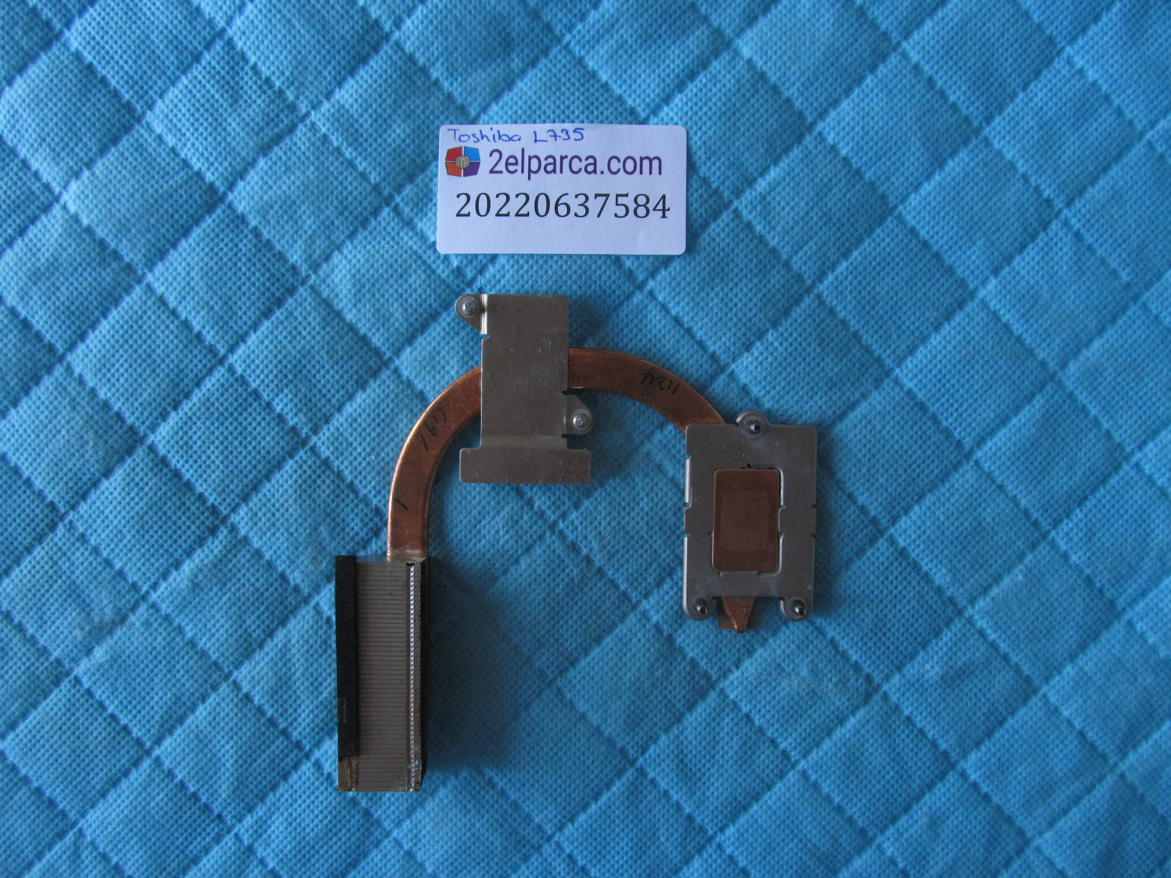 TOSHİBA Toshiba l735 soğutucu bakir (heatsink) orjinal ürün küçük görsel 2