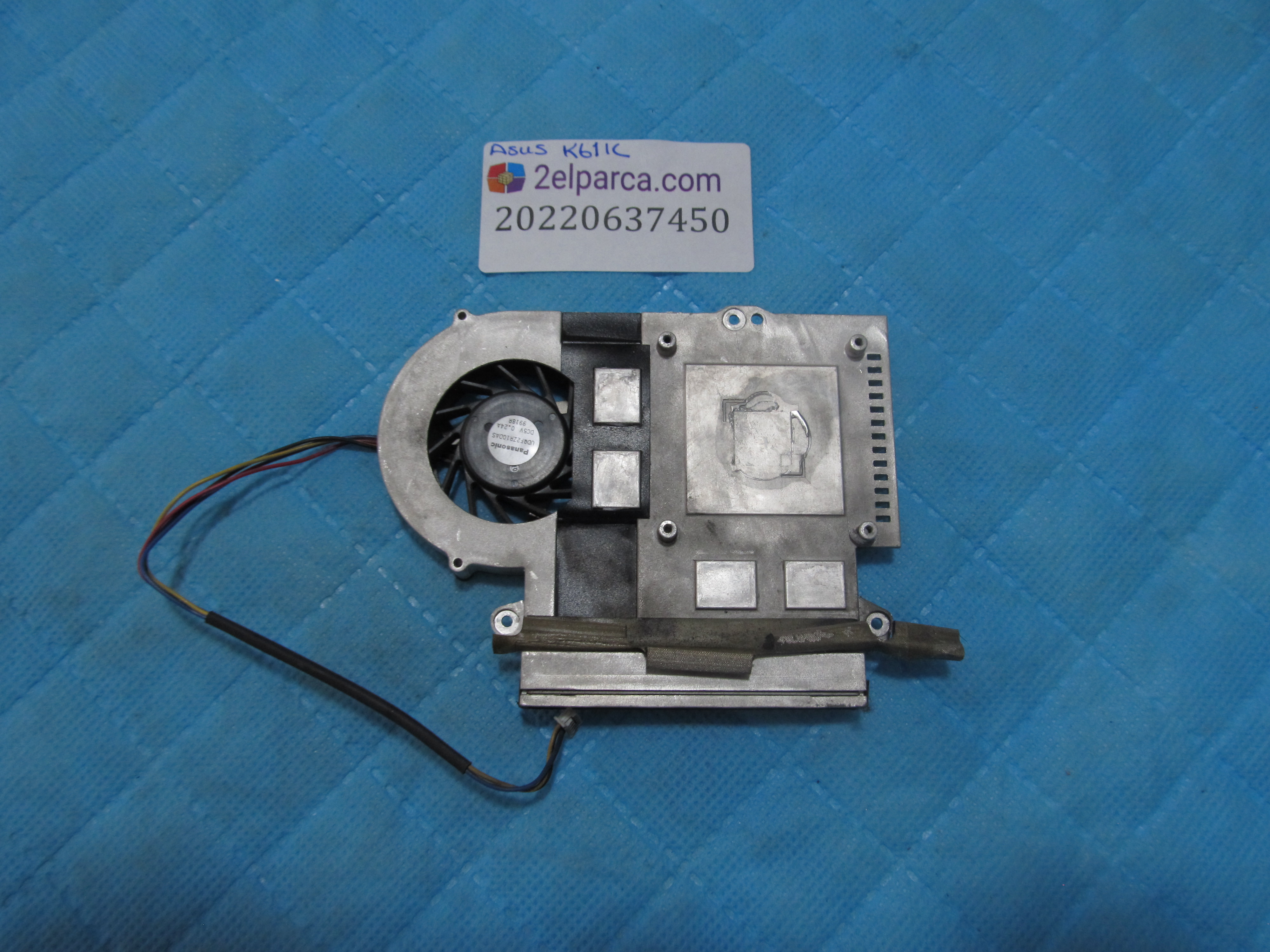 ASUS Asus k61ic fan soğutucu bakir (heatsink) orjinal ürün küçük görsel 2