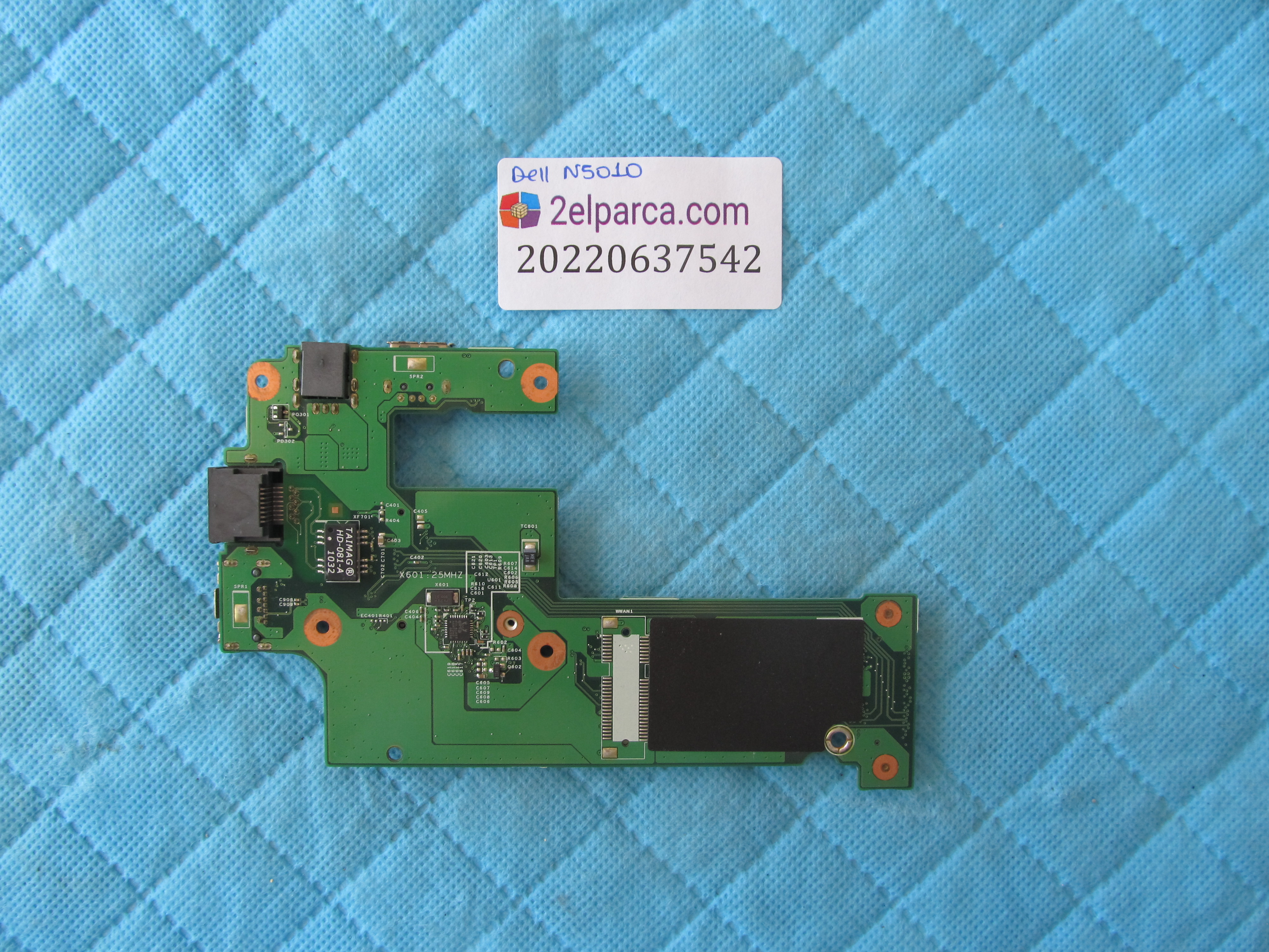 DELL Dell n5010 usb ethernet ve ses karti dc board orjinal ürün küçük görsel 2