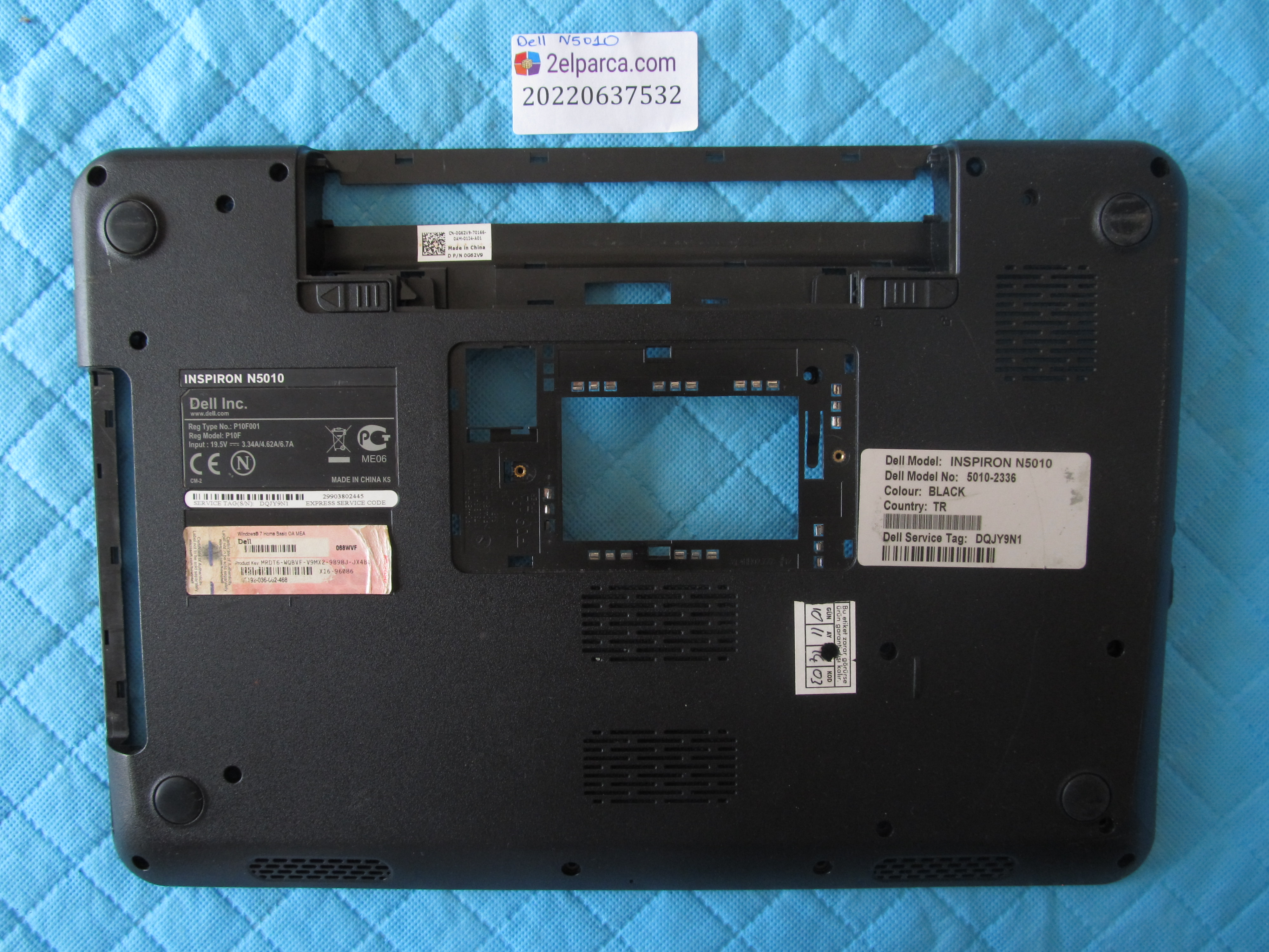 Dell n5010 alt kasa orjinal ürün