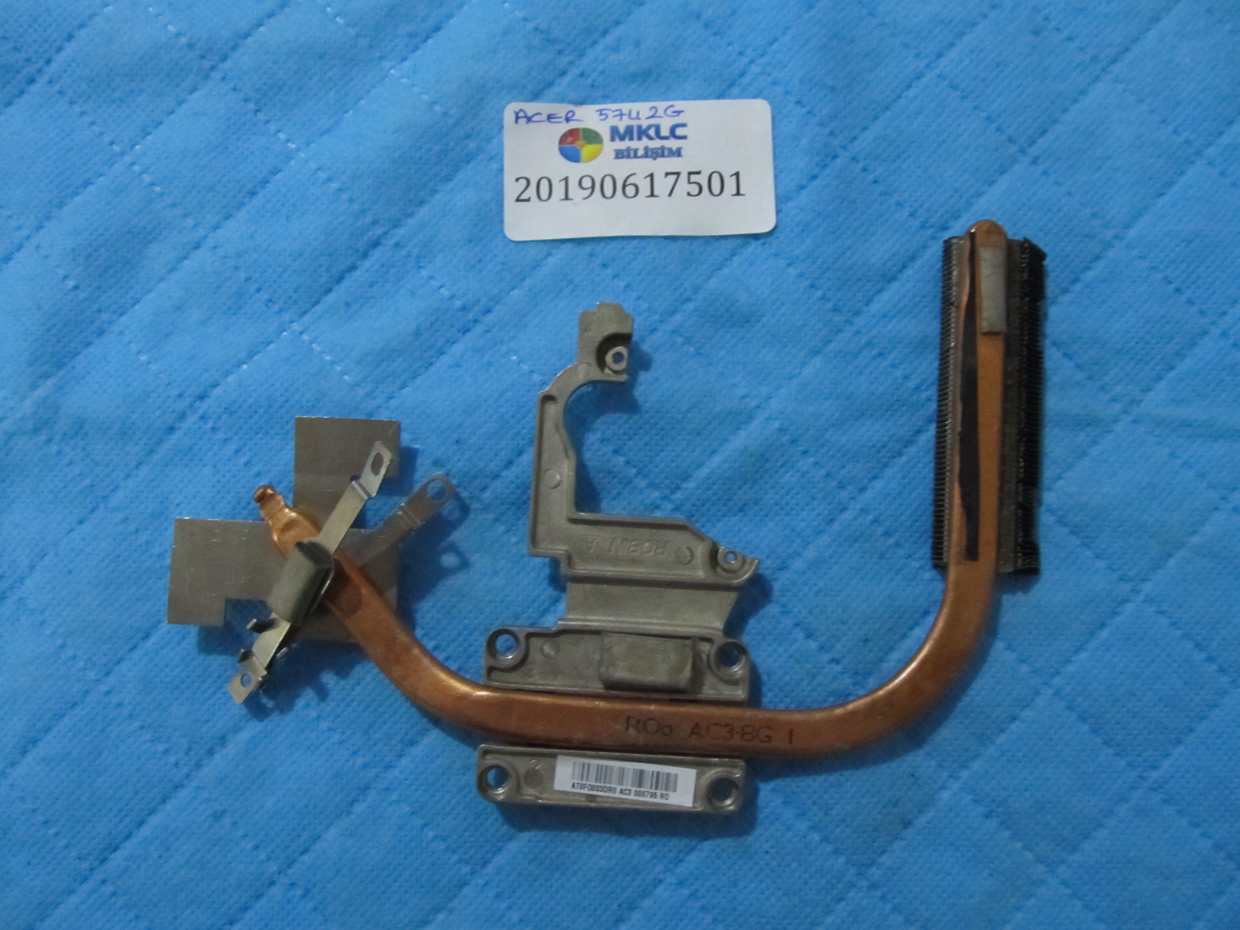 Acer 5742g soğutucu bakir (heatsink) orjinal ürün