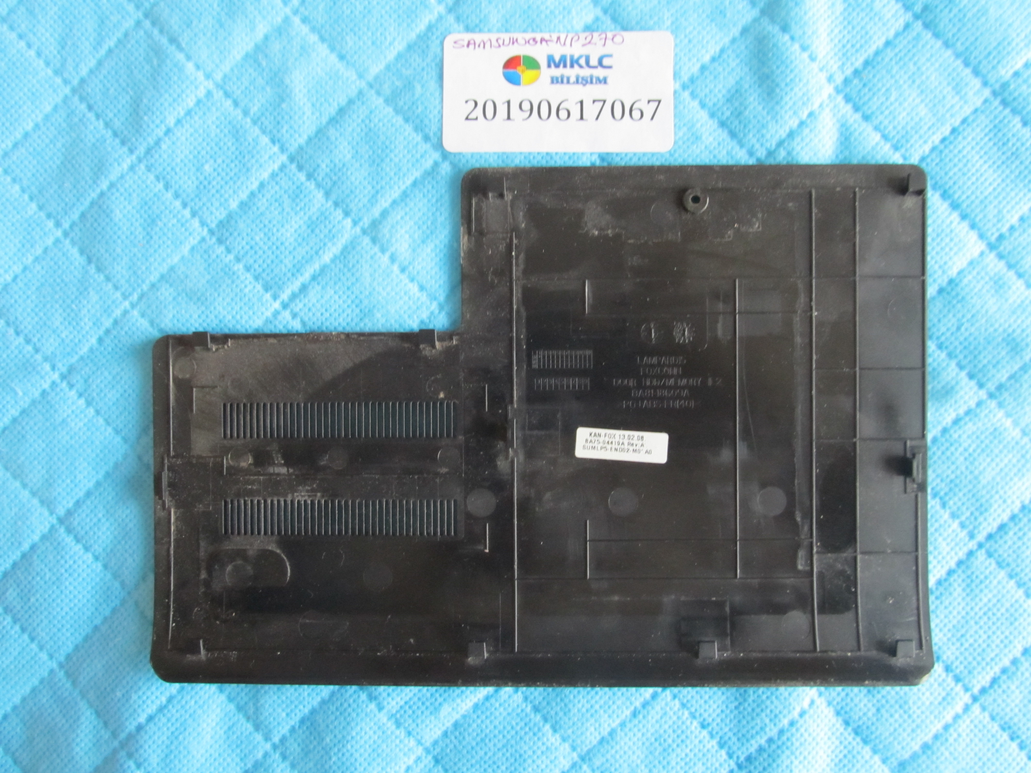 SAMSUNG Samsung np270 alt kasa kapak orjinal ürün küçük görsel 2
