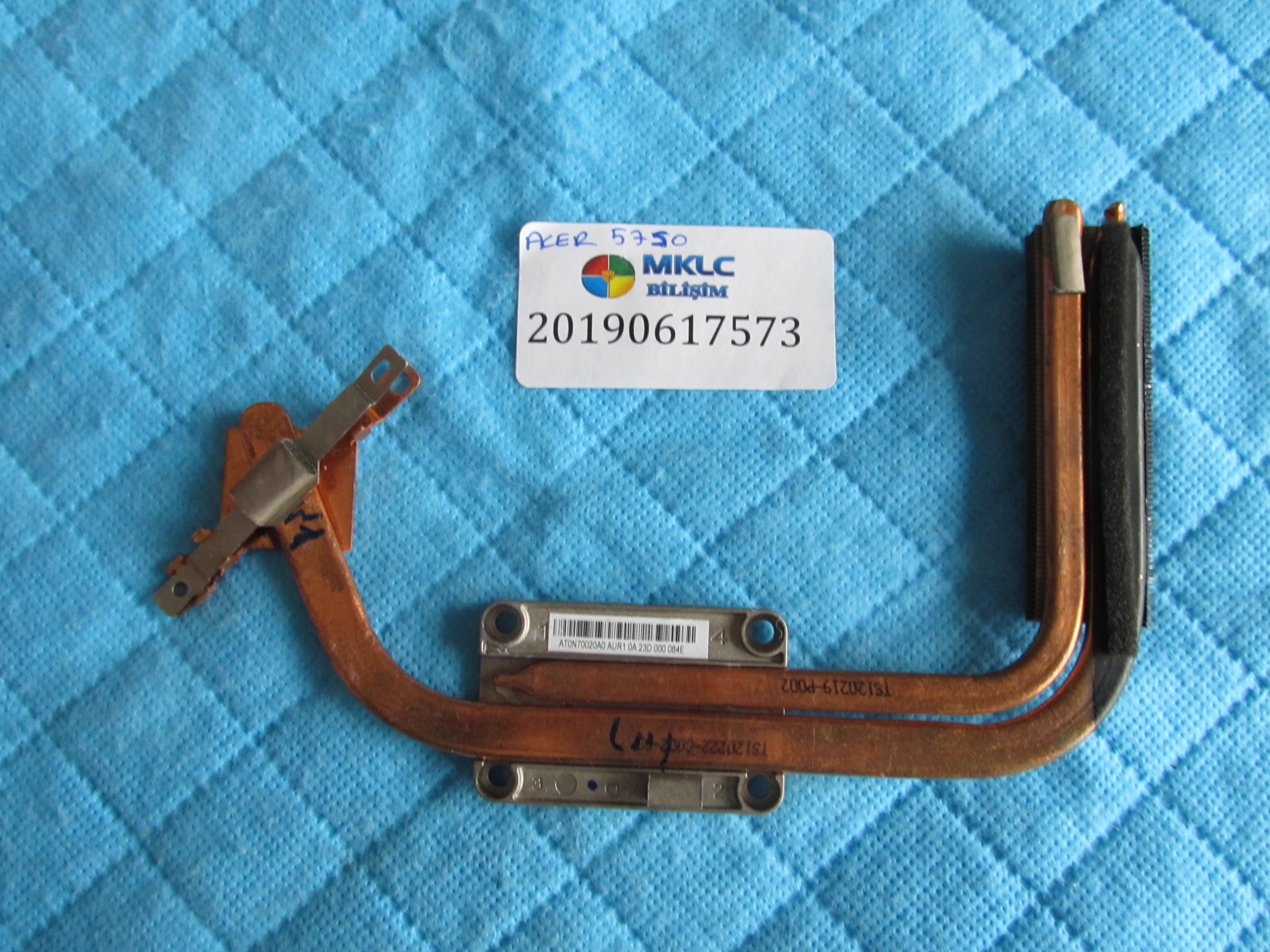 Acer 5750 soğutucu bakir (heatsink) orjinal ürün