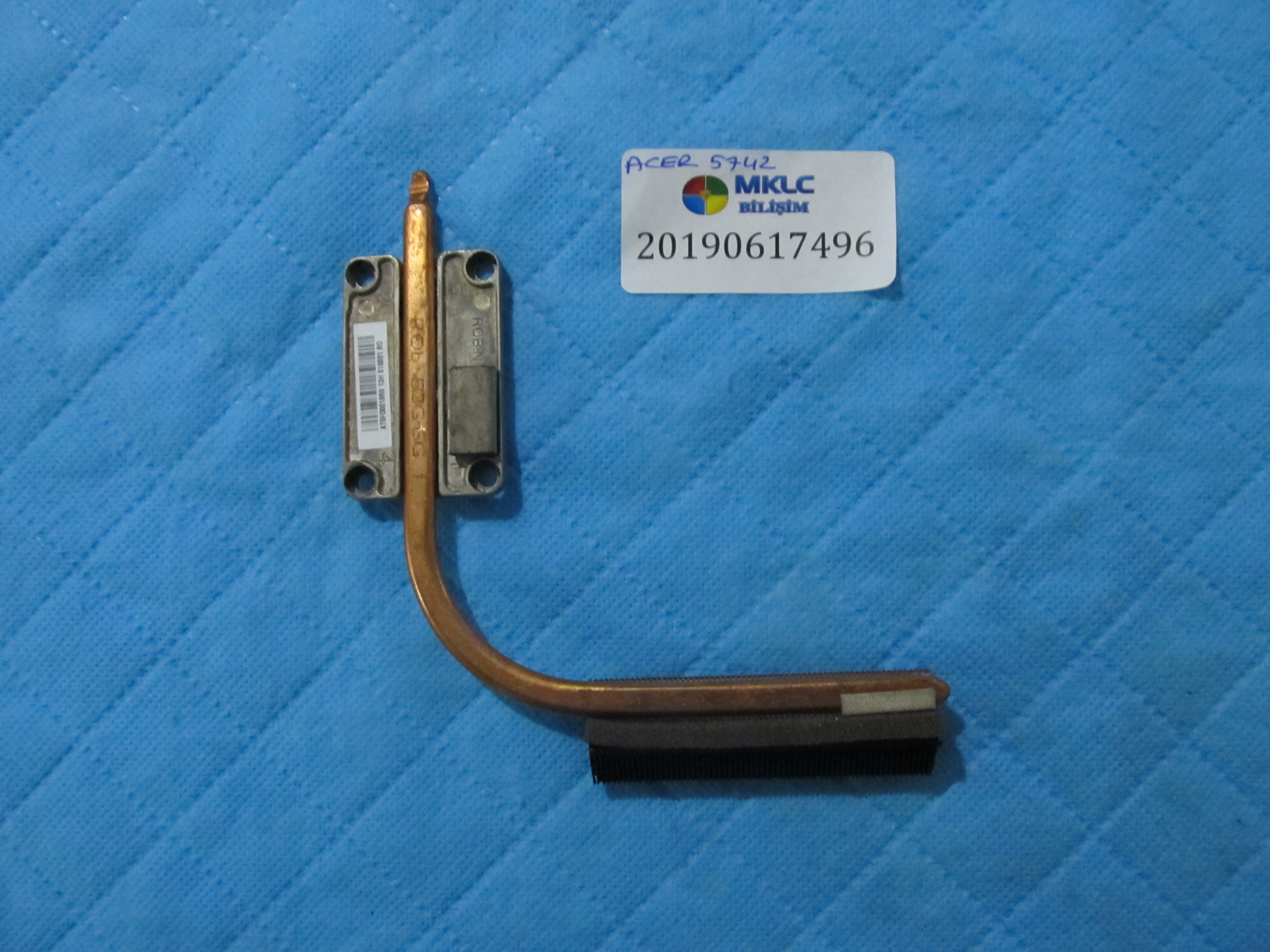 Acer 5742 bakir soğutucu (heatsink) orjinal ürün
