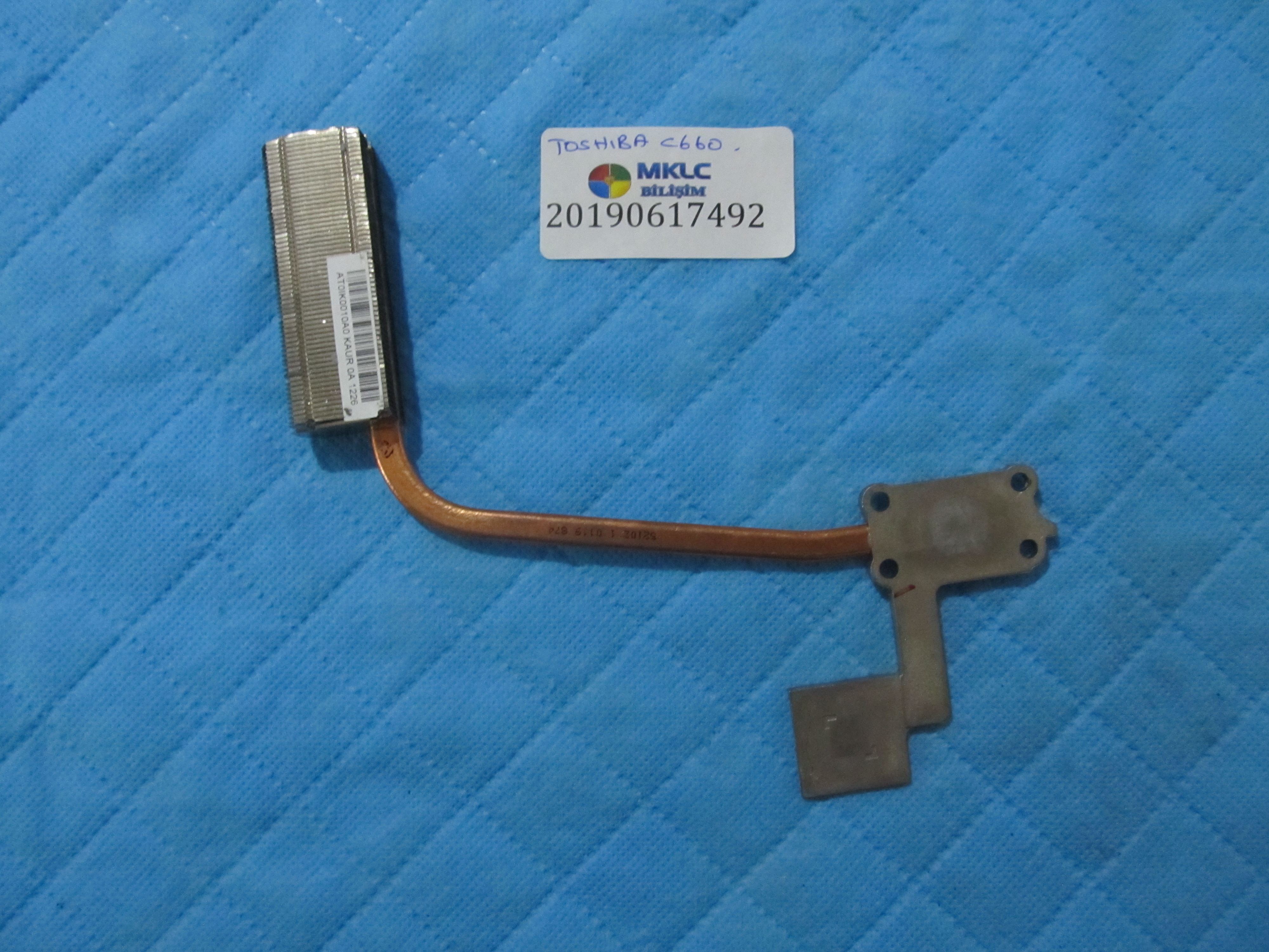 TOSHİBA Toshiba c660 soğutucu bakir (heatsink) küçük görsel 2
