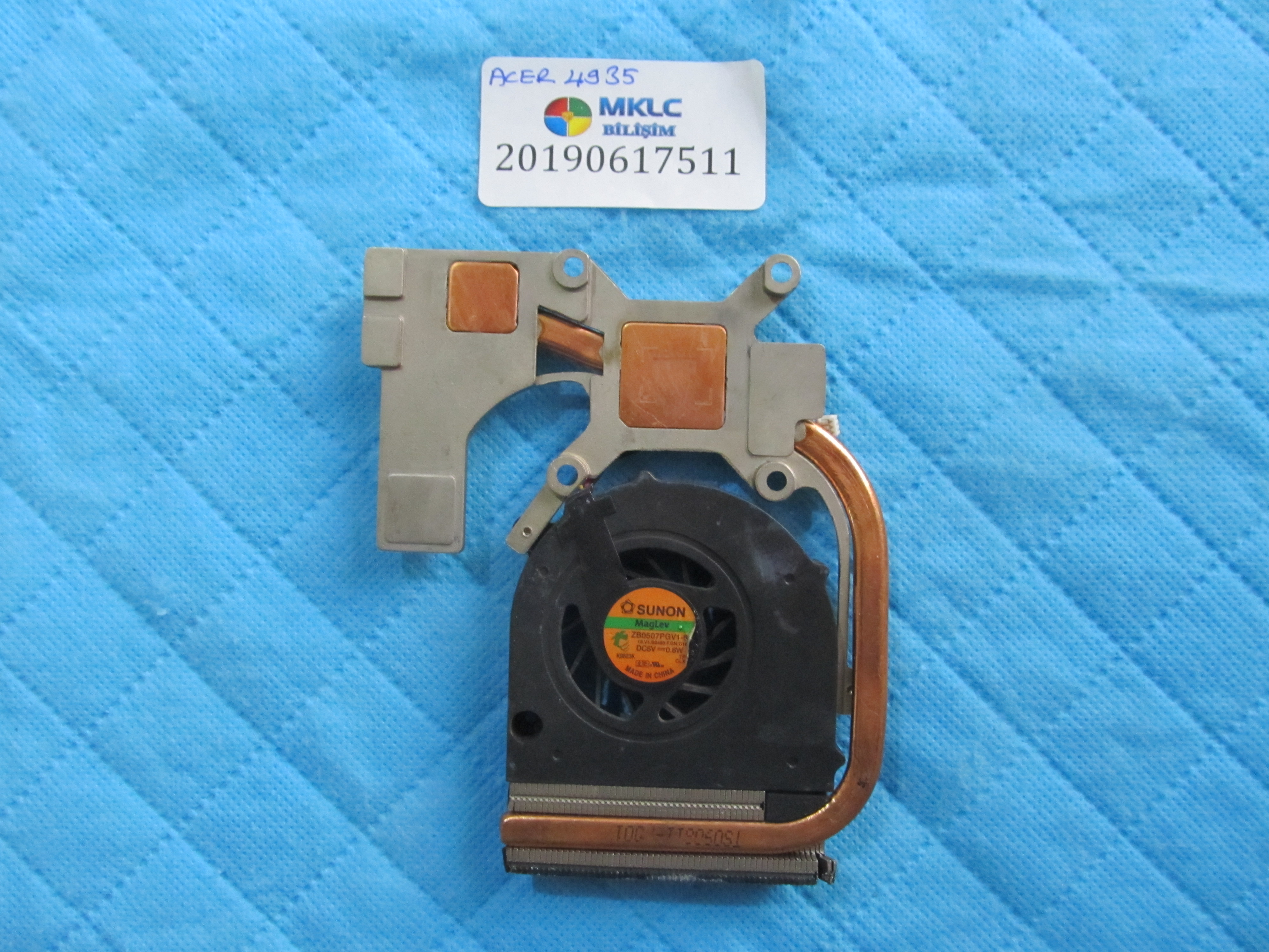 ACER Acer 4935 fan bakir soğutucu (heatsink) küçük görsel 2