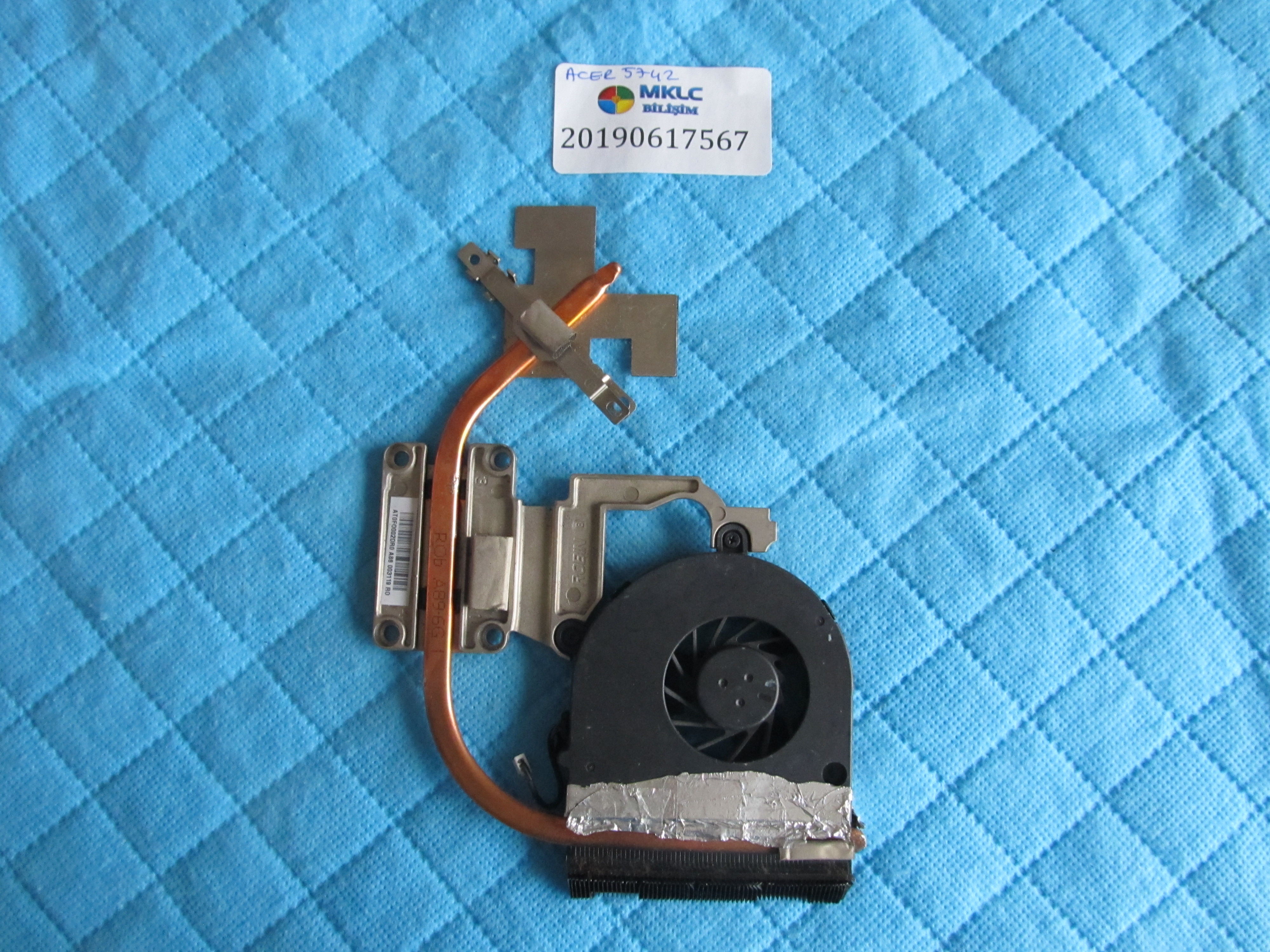 Acer 5742g fan bakir soğutucu (heatsink) orjinal ürün