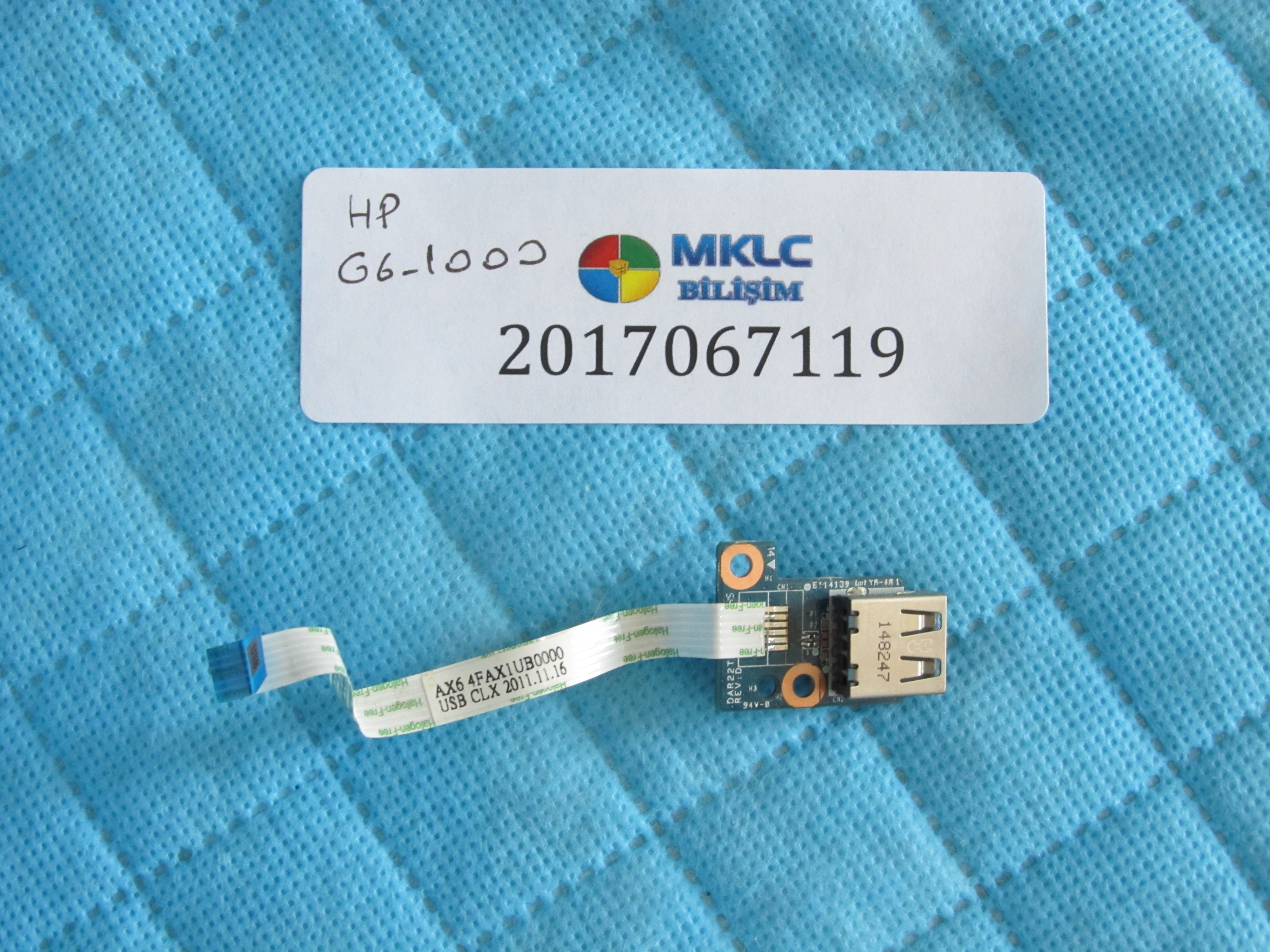 Hp g6-1000 usb port flex orjinal ürün