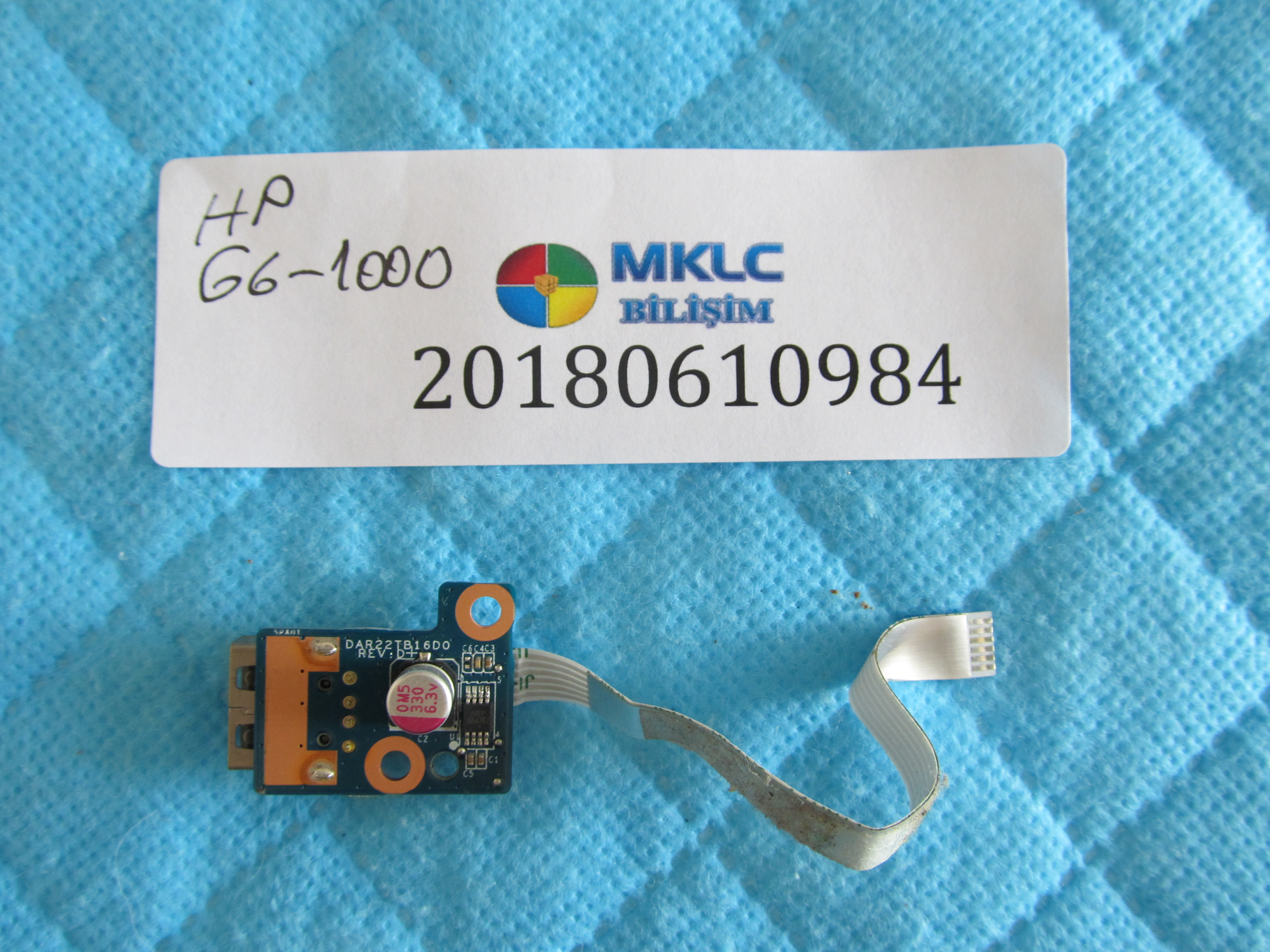 Hp g6-1000 usb port flex orjinal ürün